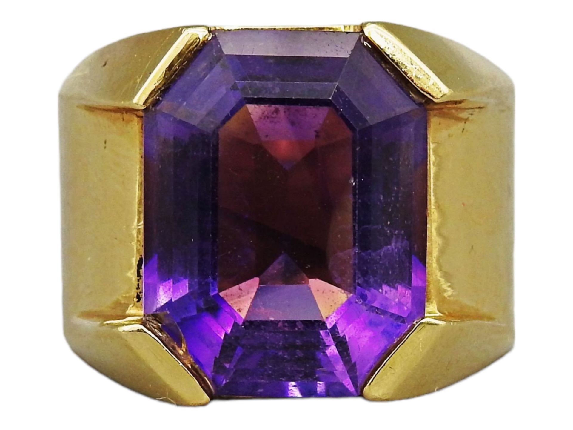 Prunkvoller Ring mit Amethyst - Bild 5 aus 5