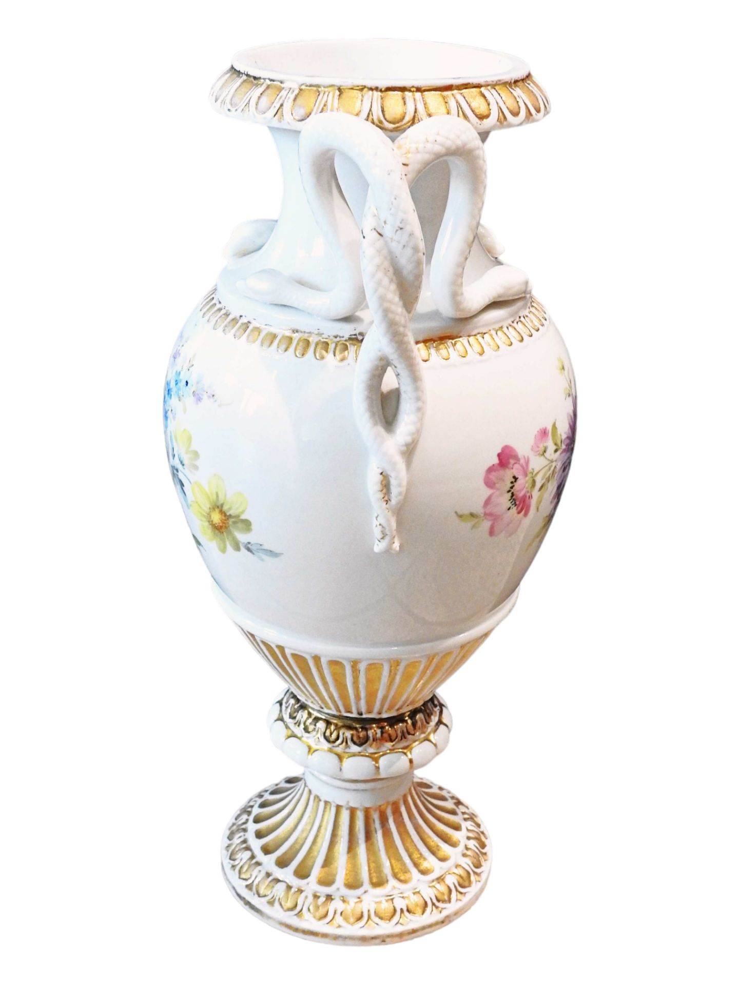 Meissen, Schlangenhenkelvase - Bild 3 aus 8