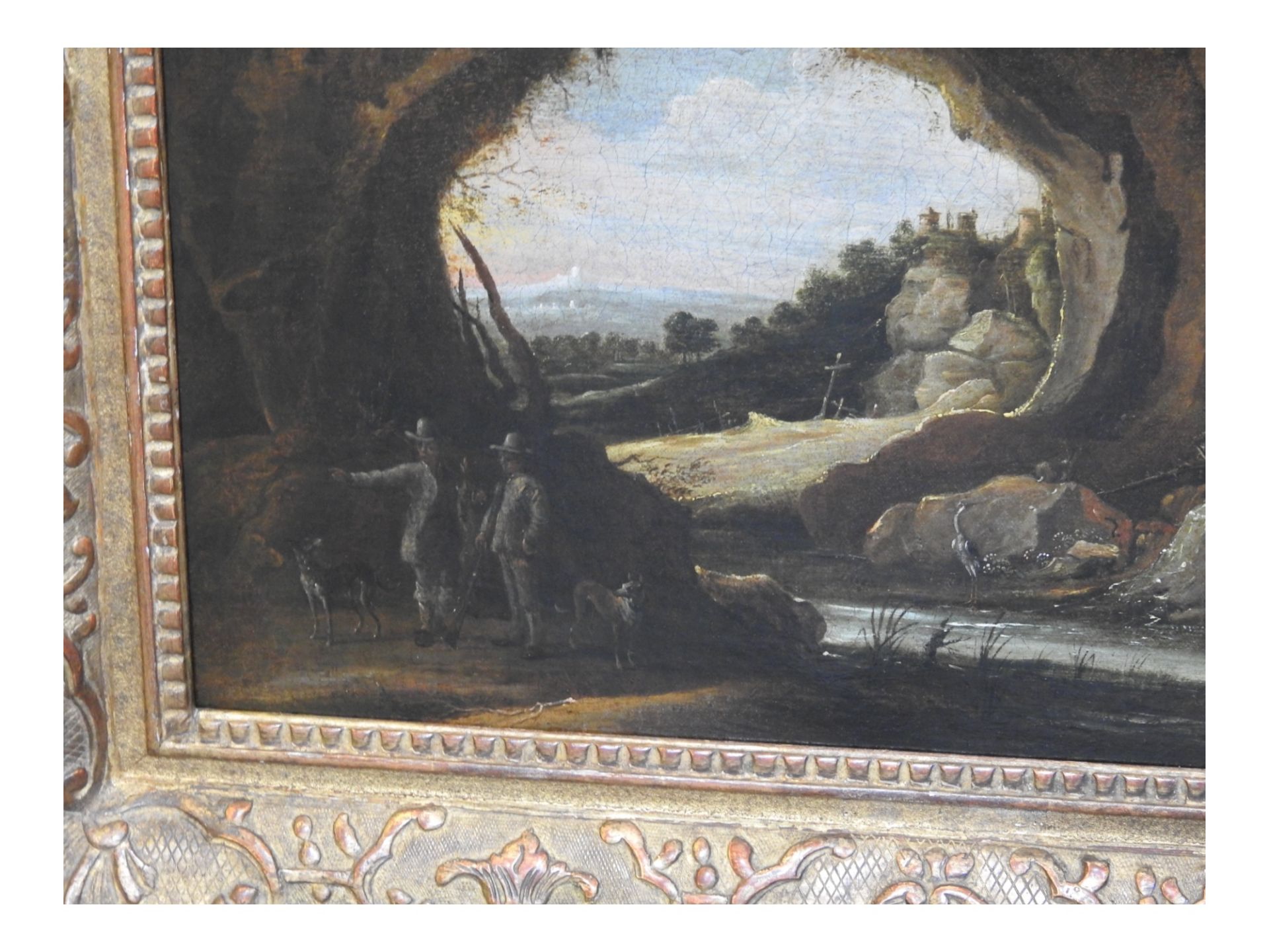 David Terniers (1610 Belgien - 1690 ebenda), Blick aus einer Grotto - Bild 6 aus 8