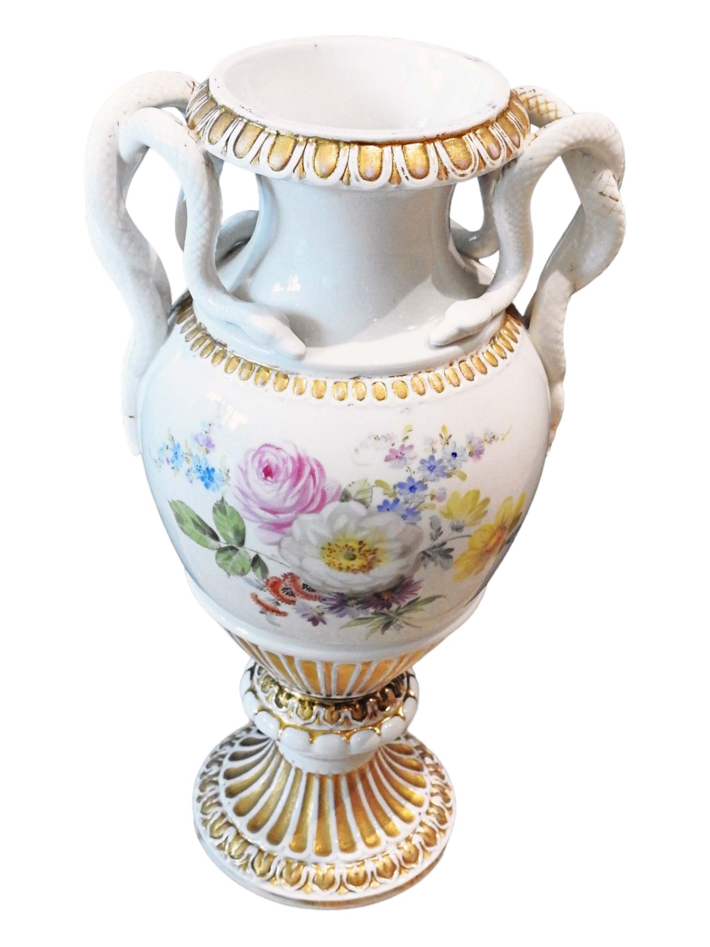 Meissen, Schlangenhenkelvase - Image 2 of 8