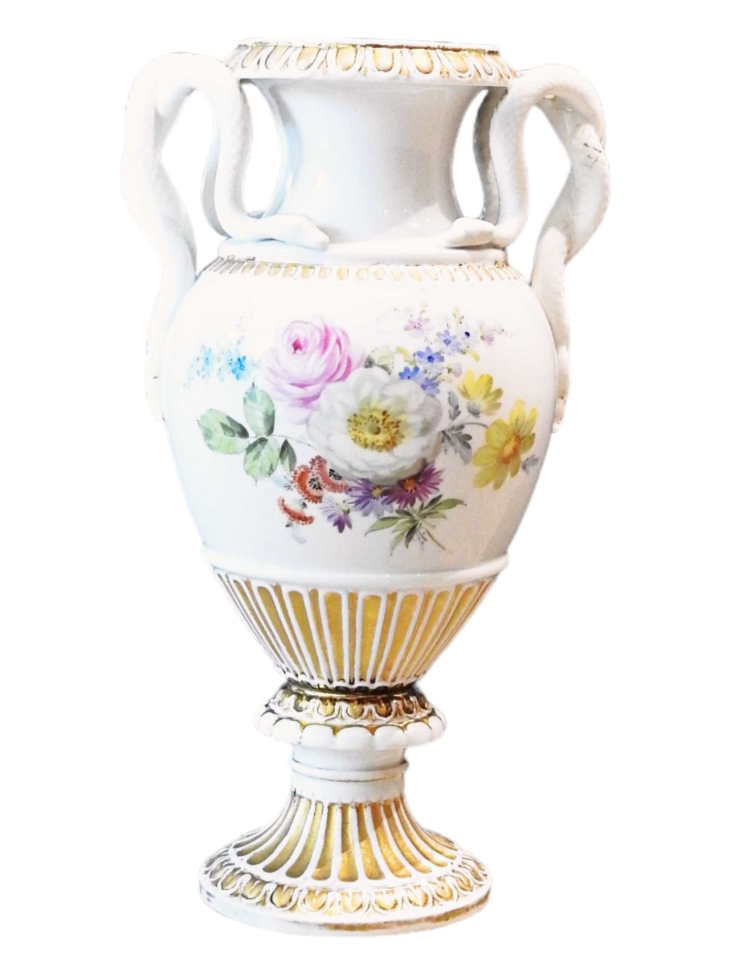 Meissen, Schlangenhenkelvase - Bild 6 aus 8