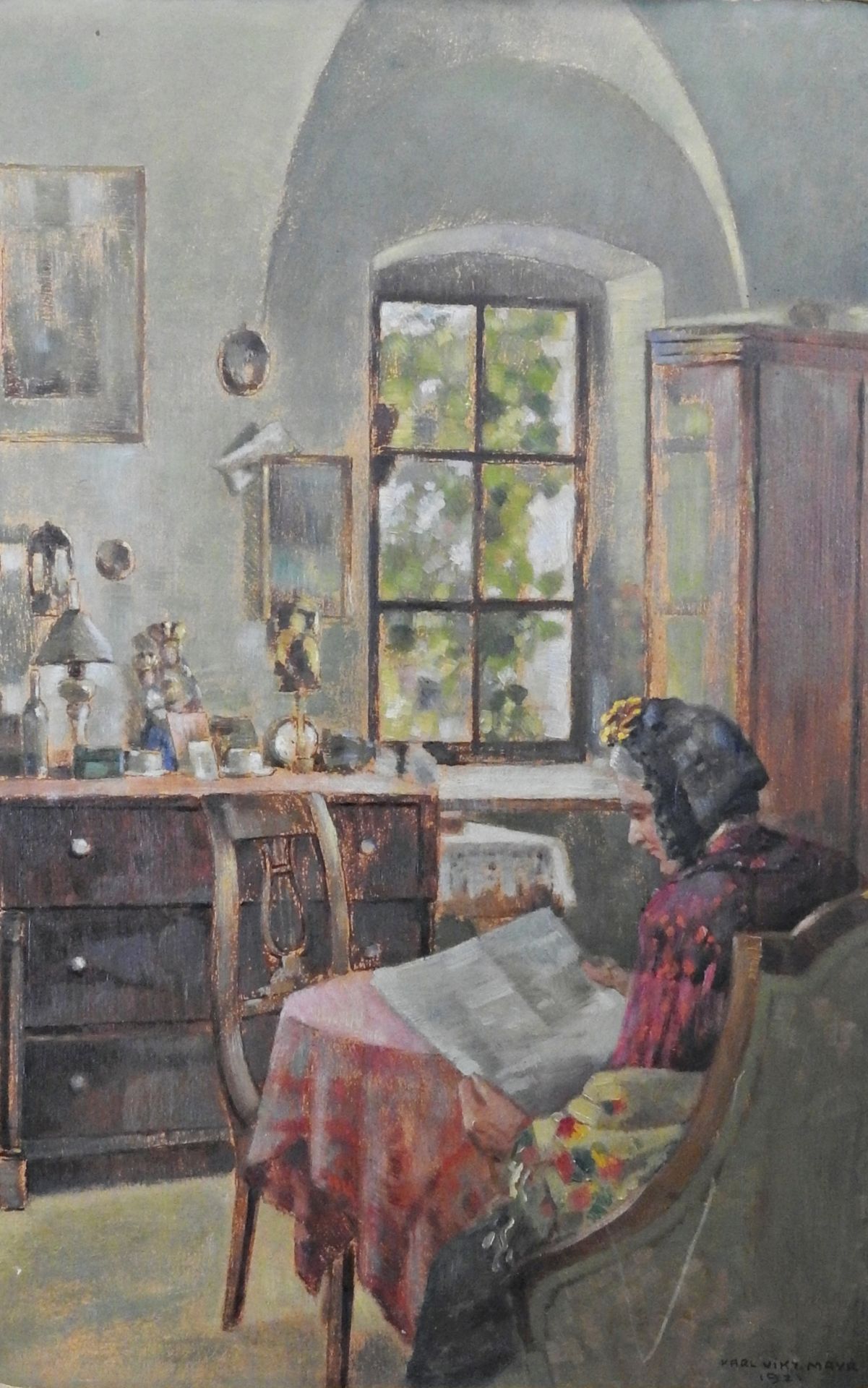 Karl Viktor Mayr, Pittoreskes Interieur