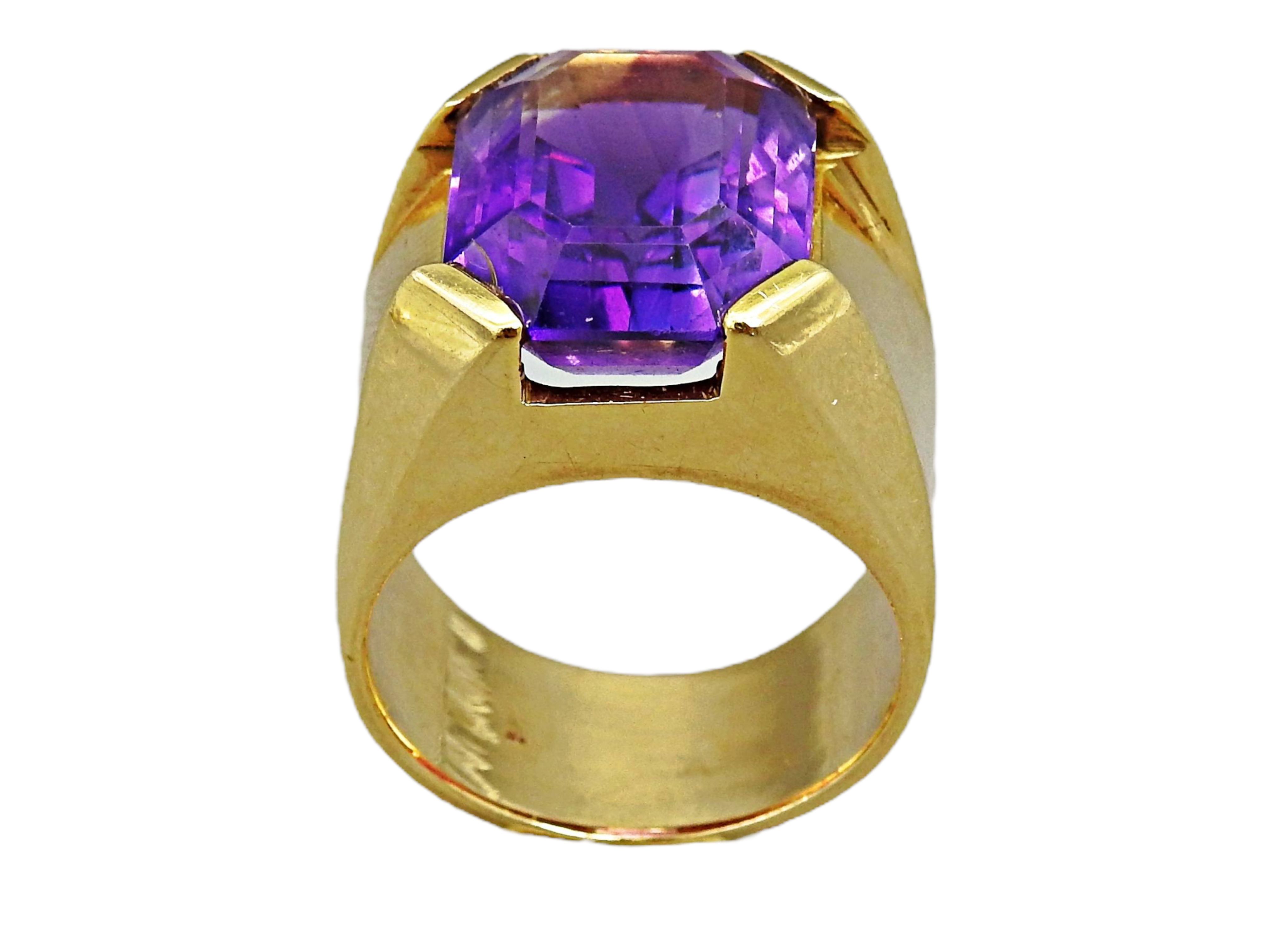 Prunkvoller Ring mit Amethyst - Image 2 of 5