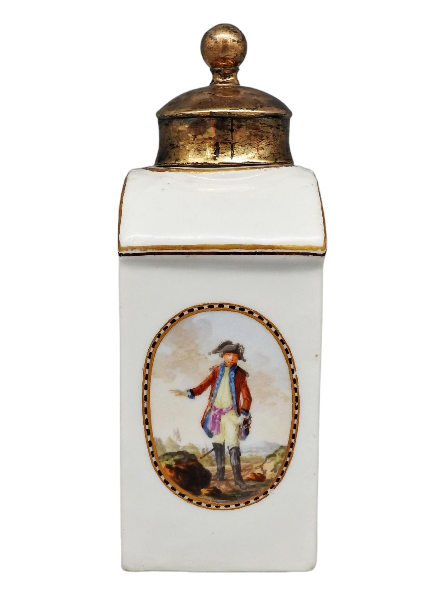 Meissen, Seltene Teedose - Image 2 of 5