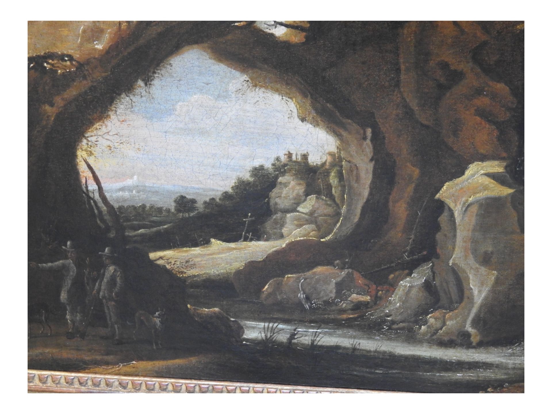David Terniers (1610 Belgien - 1690 ebenda), Blick aus einer Grotto - Bild 7 aus 8
