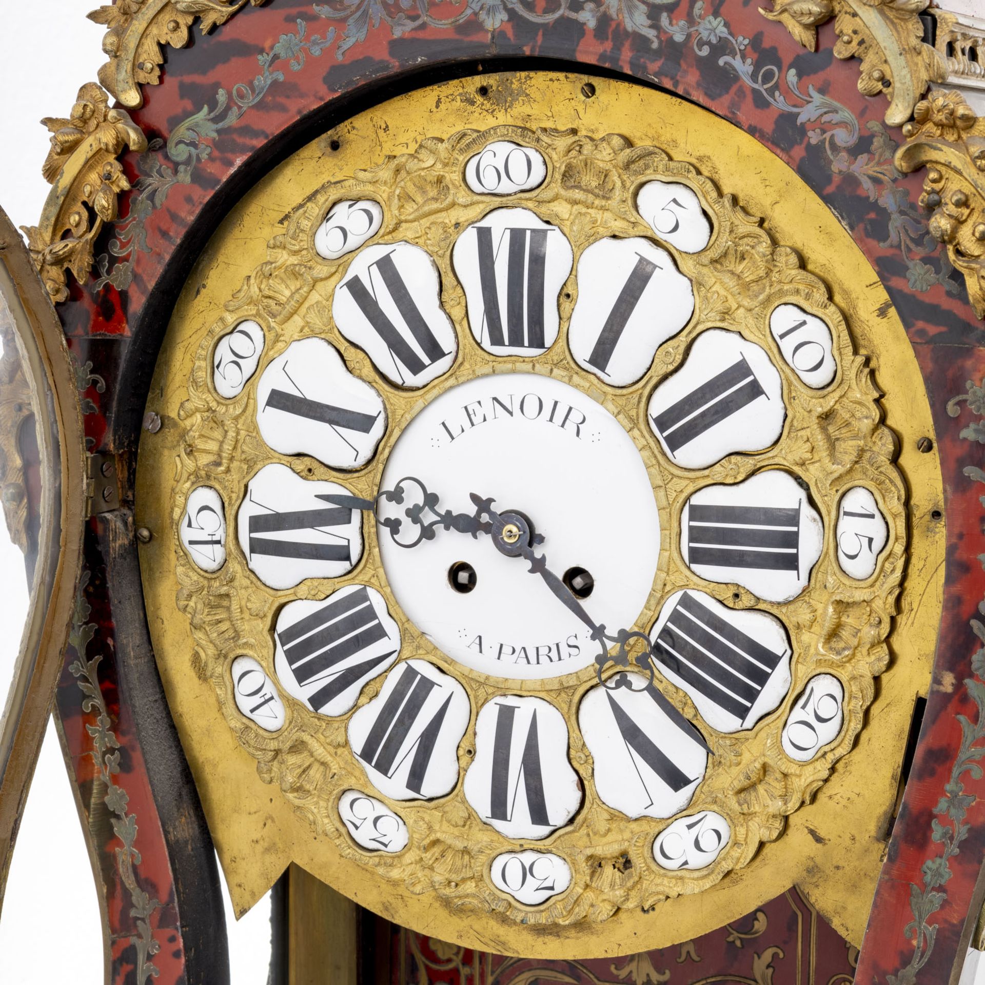 Große Barocke Boulle Uhr - Bild 7 aus 13