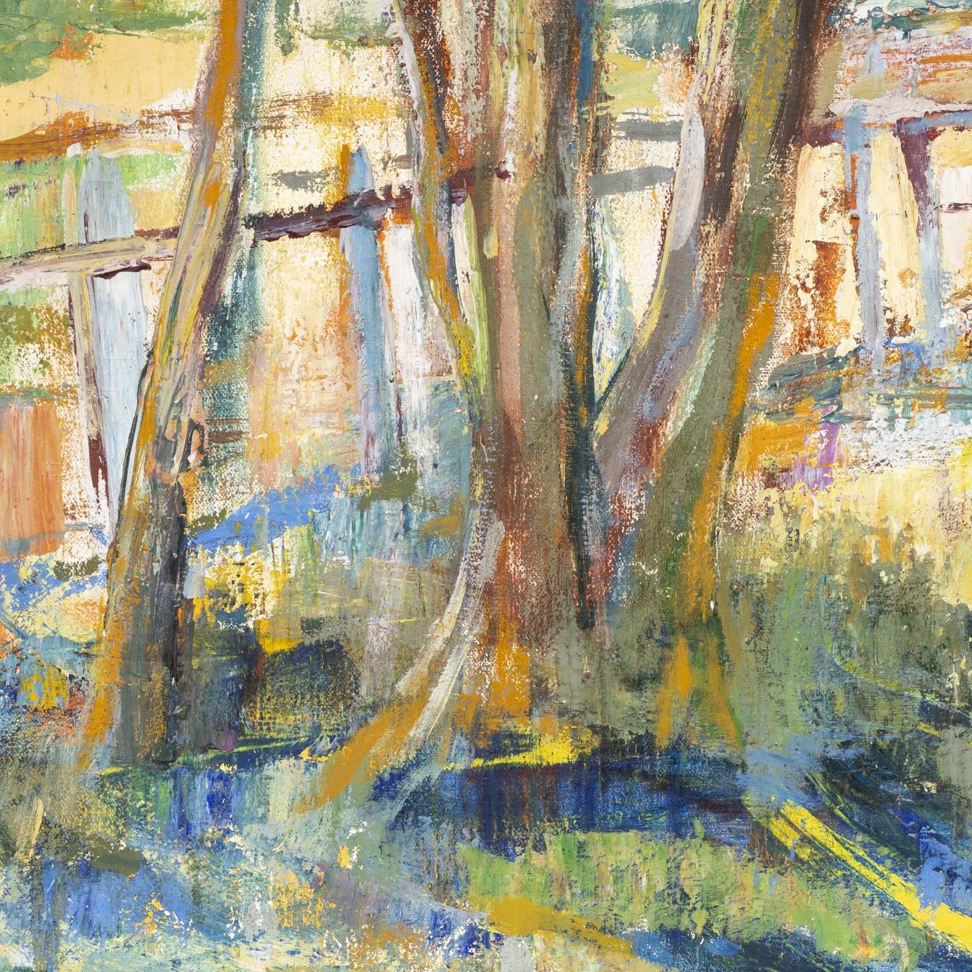 Ernst Huber ( 1895 - 1960 Wien), Landschaft mit Heumandln - Bild 6 aus 7