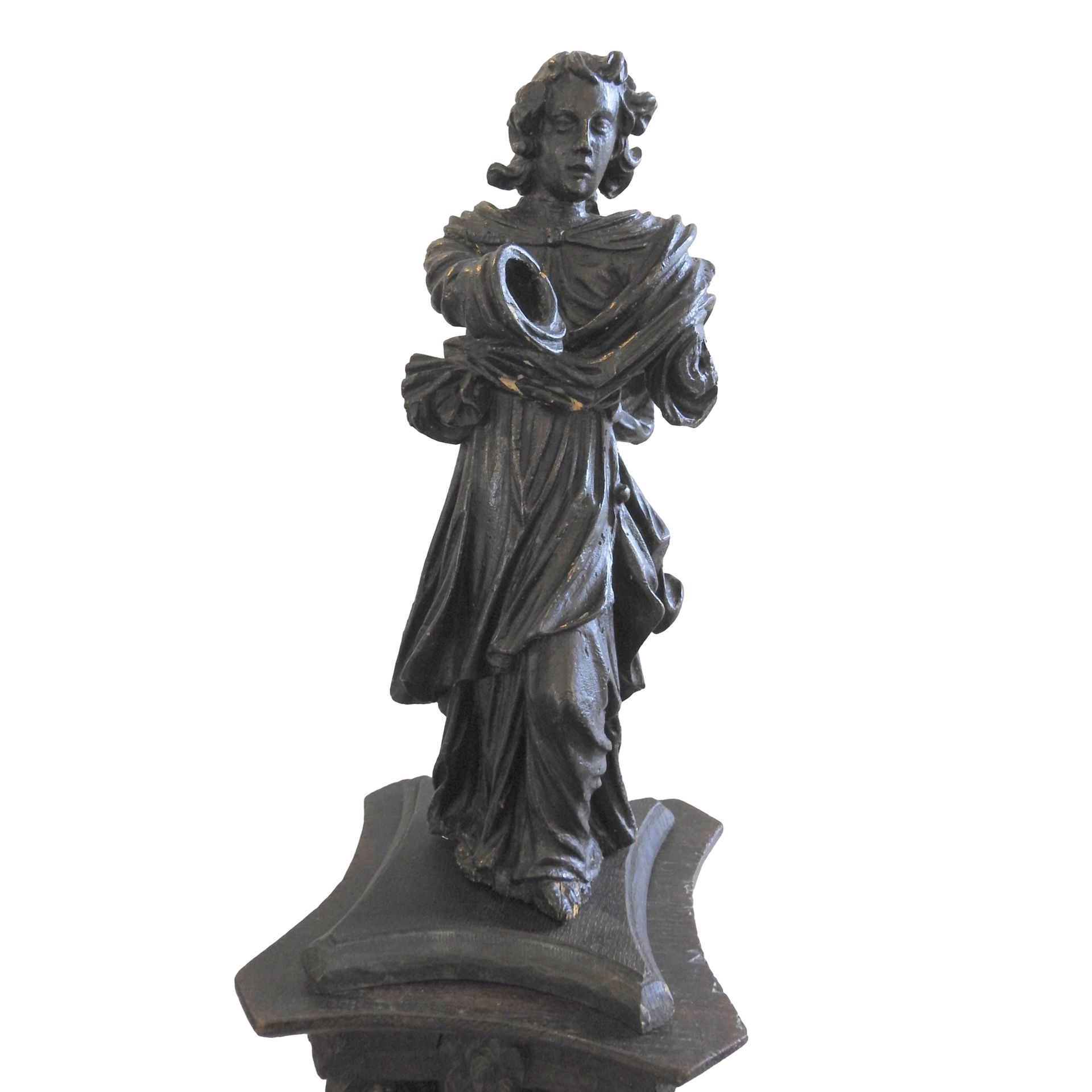 Heiligenfigur auf einer Säule - Image 3 of 5