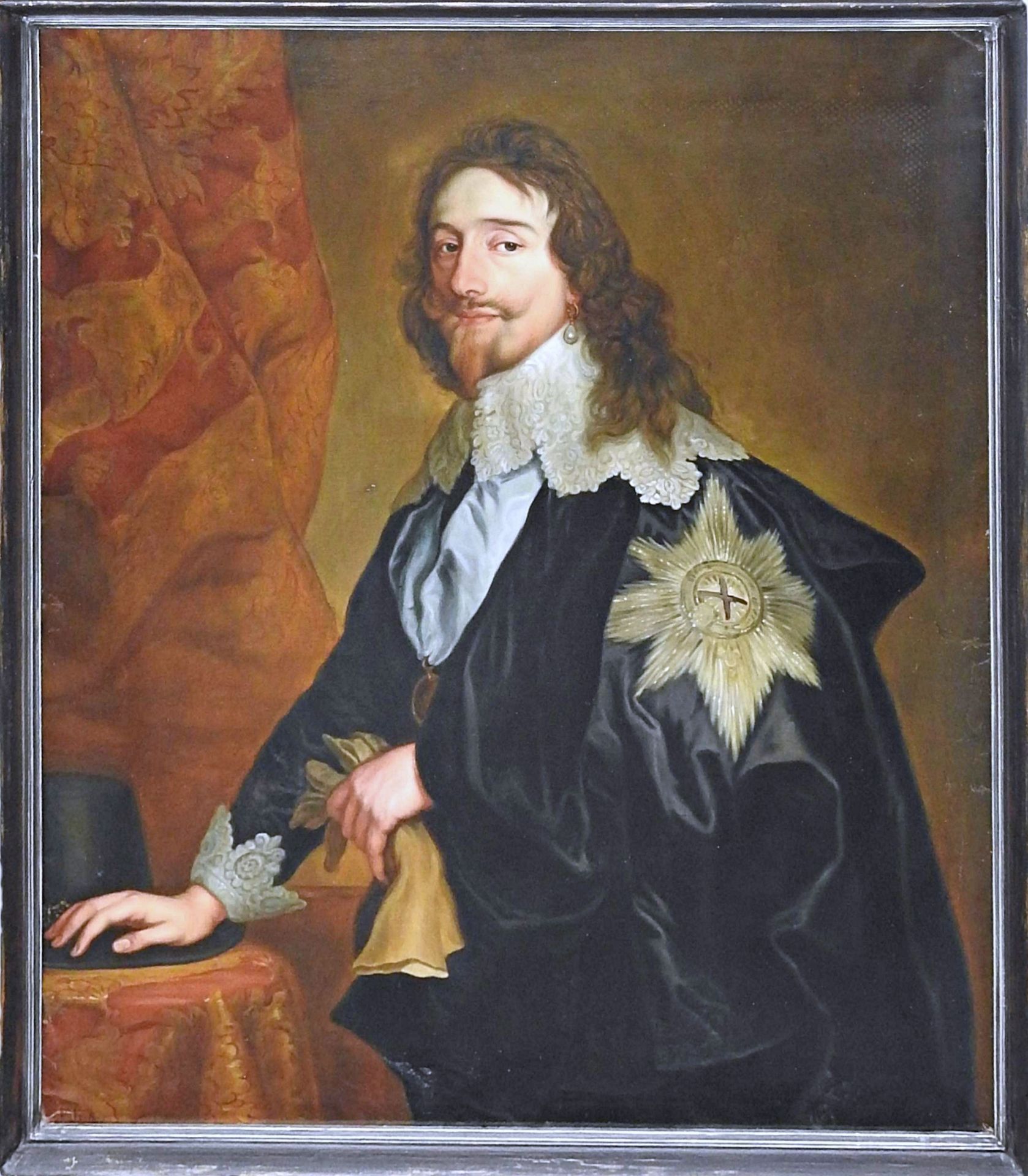 Nach Anthonis van Dyck, Herrscherportrait von König Karl I. von England - Bild 4 aus 9