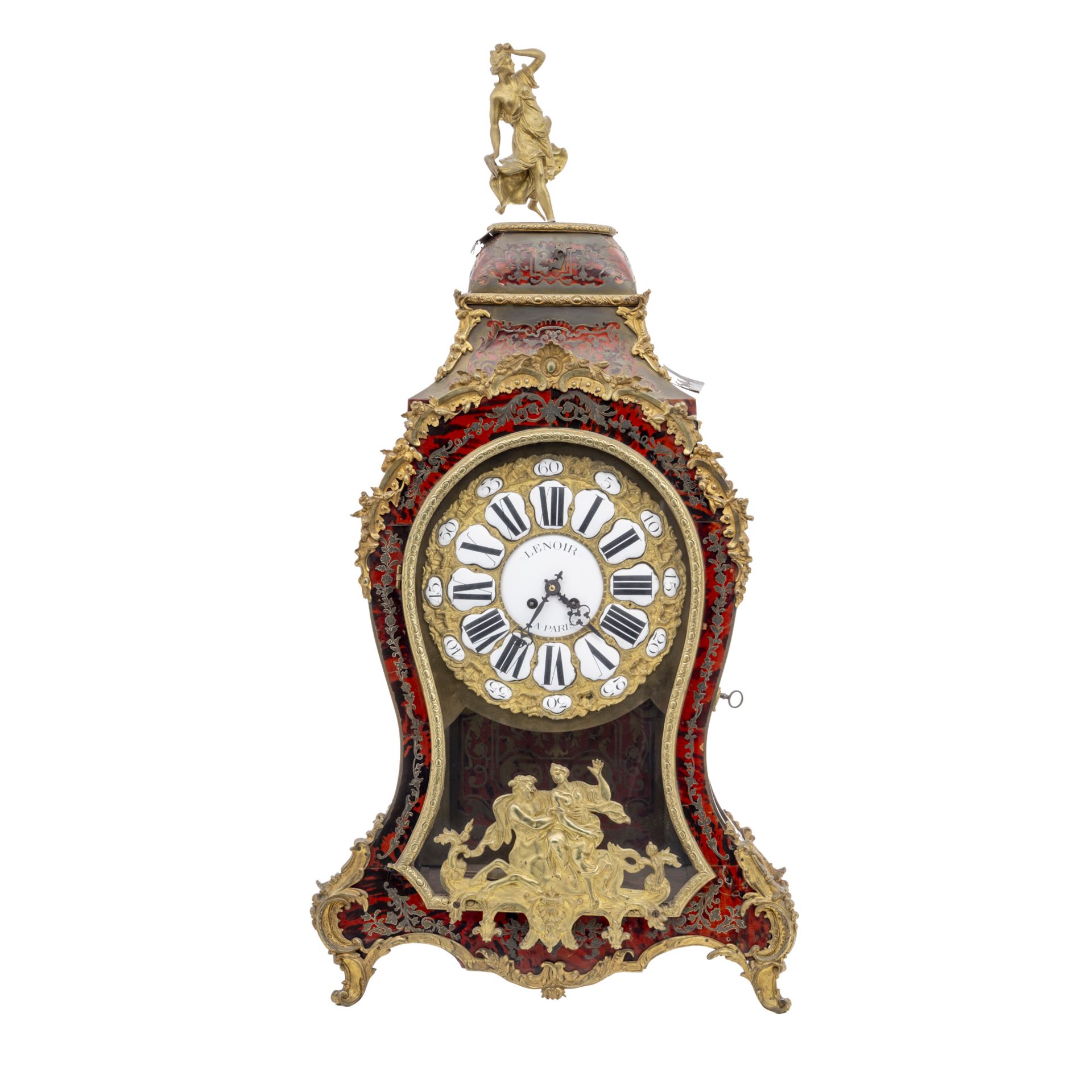Große Barocke Boulle Uhr - Bild 3 aus 13