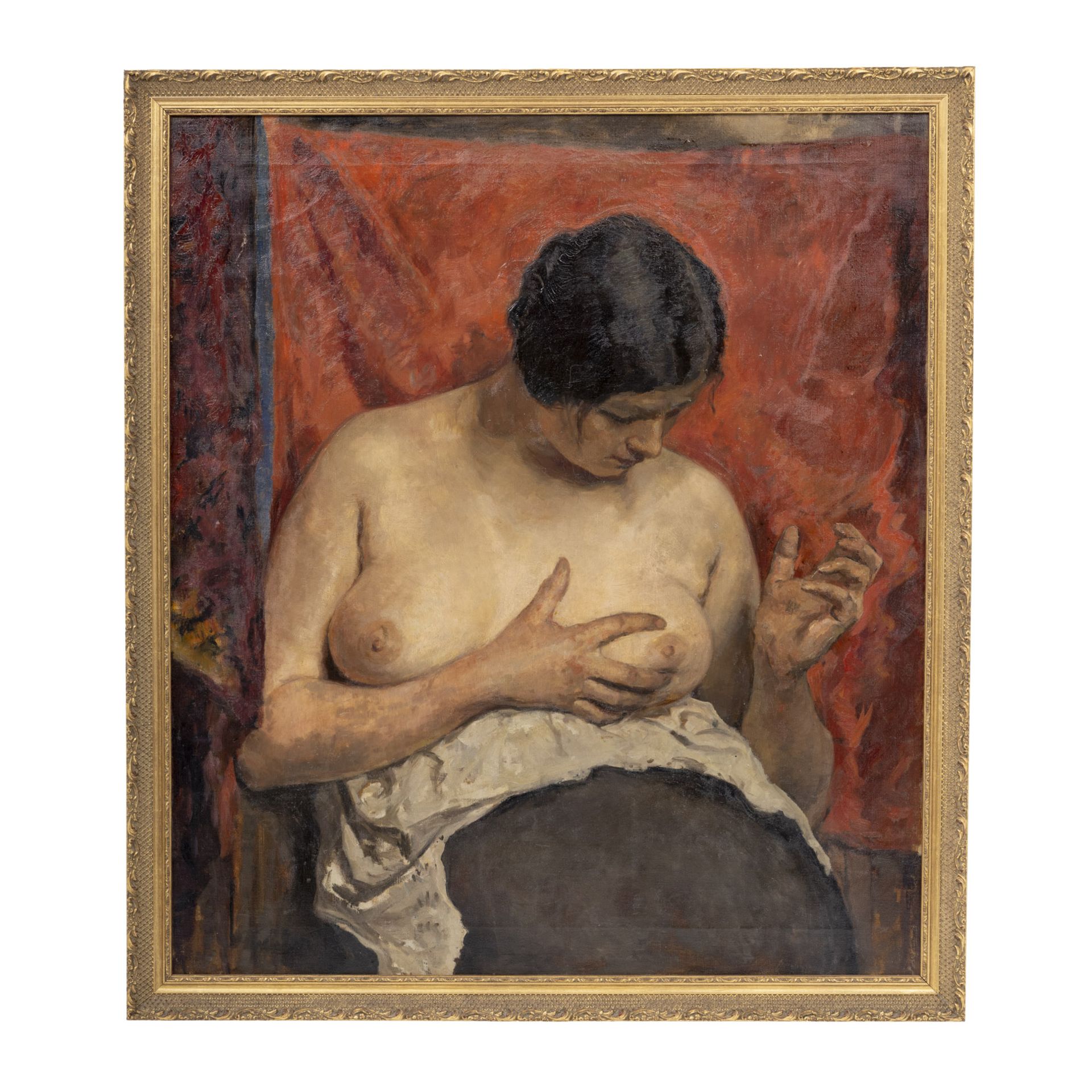 Viktor Tischler (1890 Wien - 1951Beaulieu sur Mer), Der Griff an die Brust  - Bild 3 aus 10