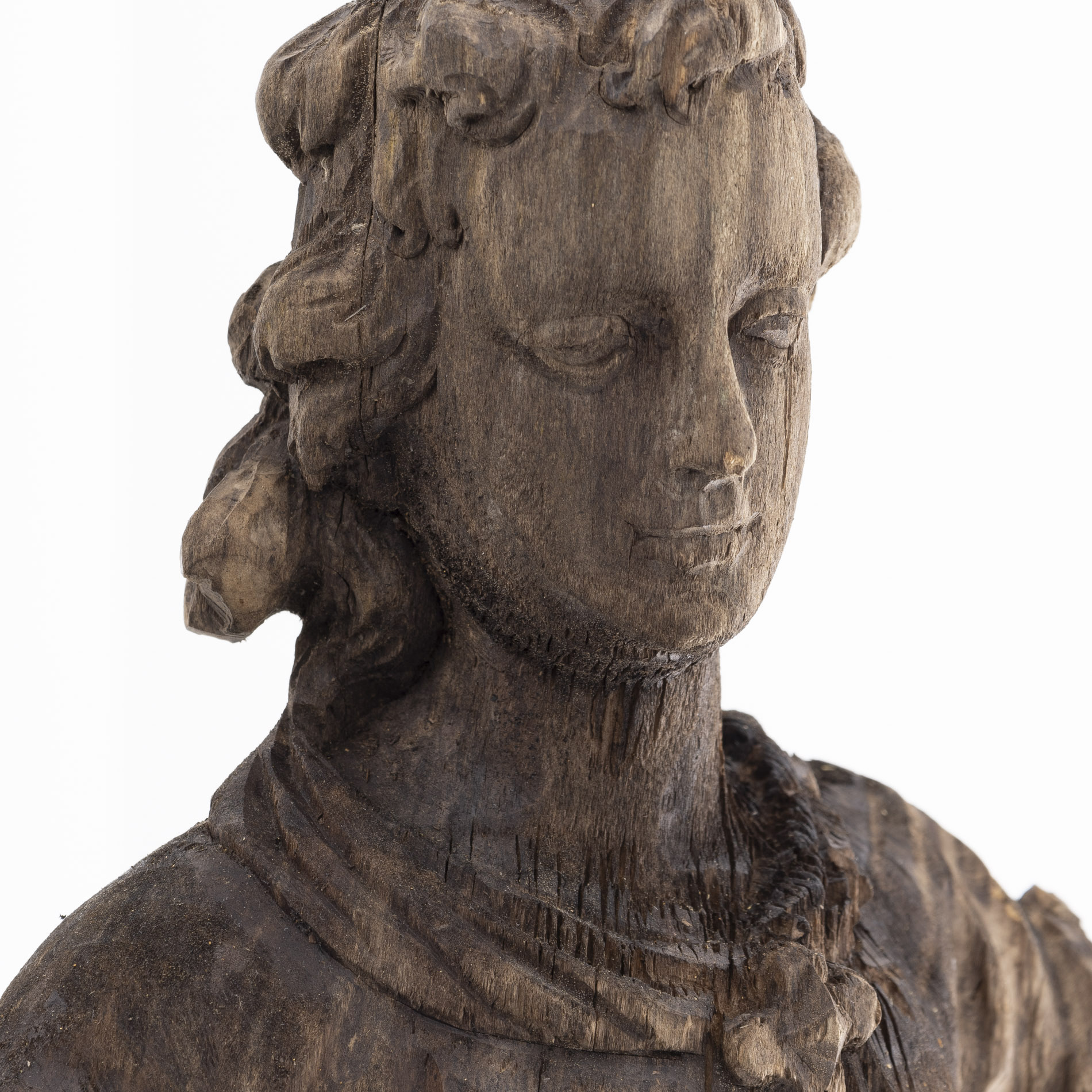 Barocke Heiligenfigur einer Frau - Image 2 of 7