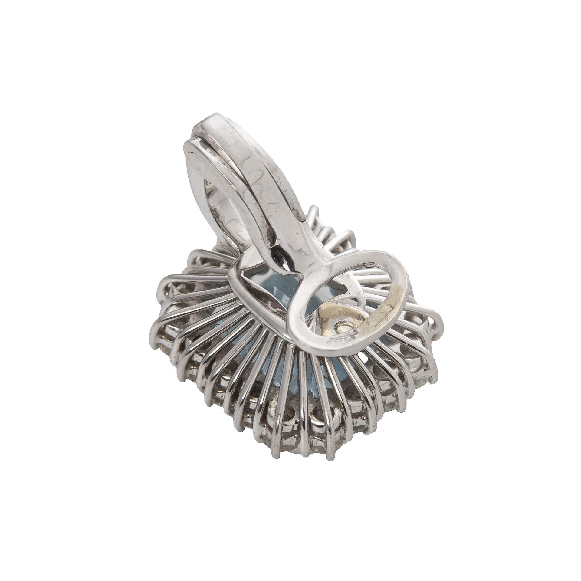 Prächtige Ohrringe mit Aquamarin- und Diamantbesatz von Damiani - Image 5 of 7