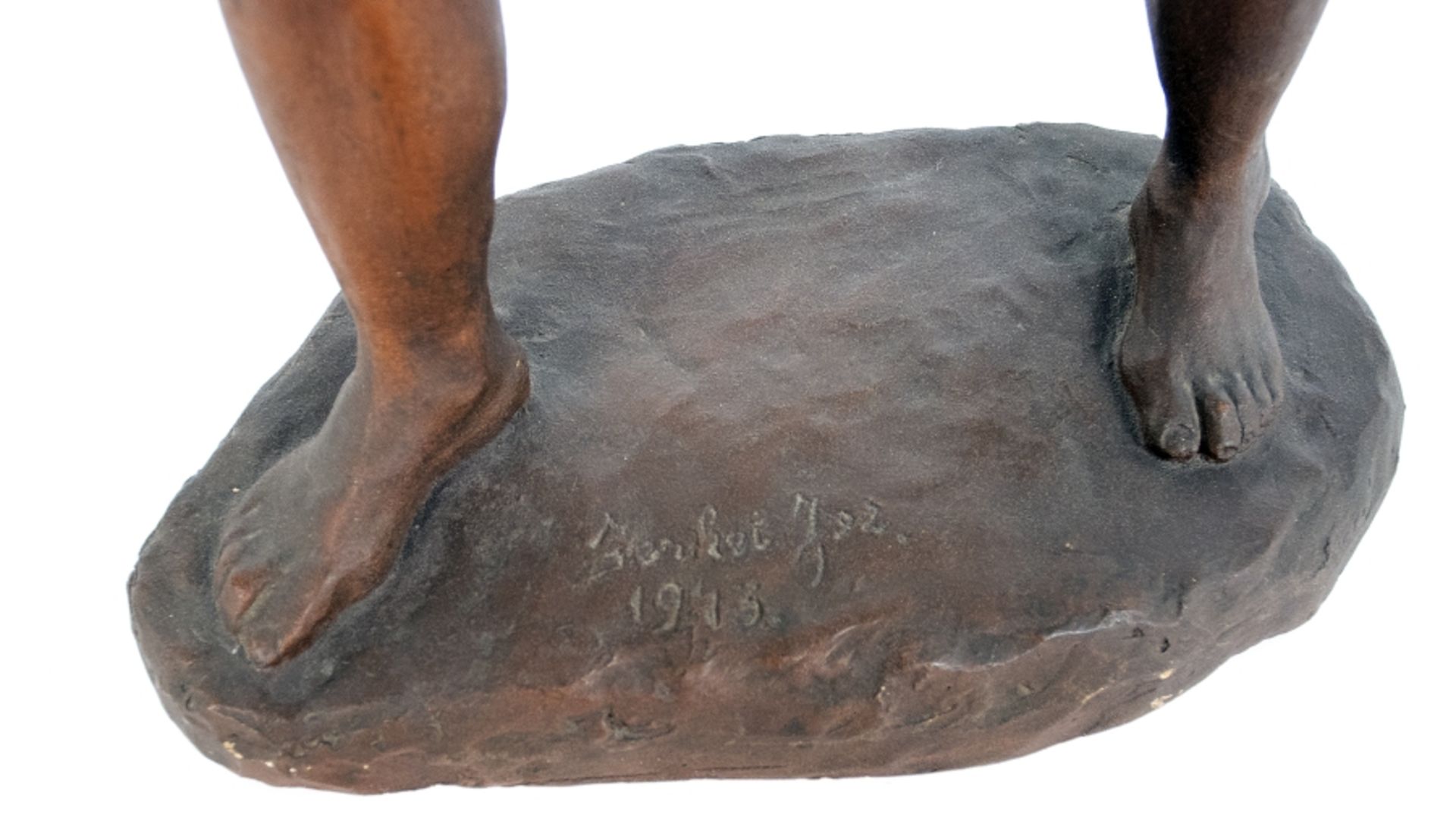 Bildhauer der 40er Jahre des 20. Jh.:  Athlet (Ringer) - Image 4 of 4