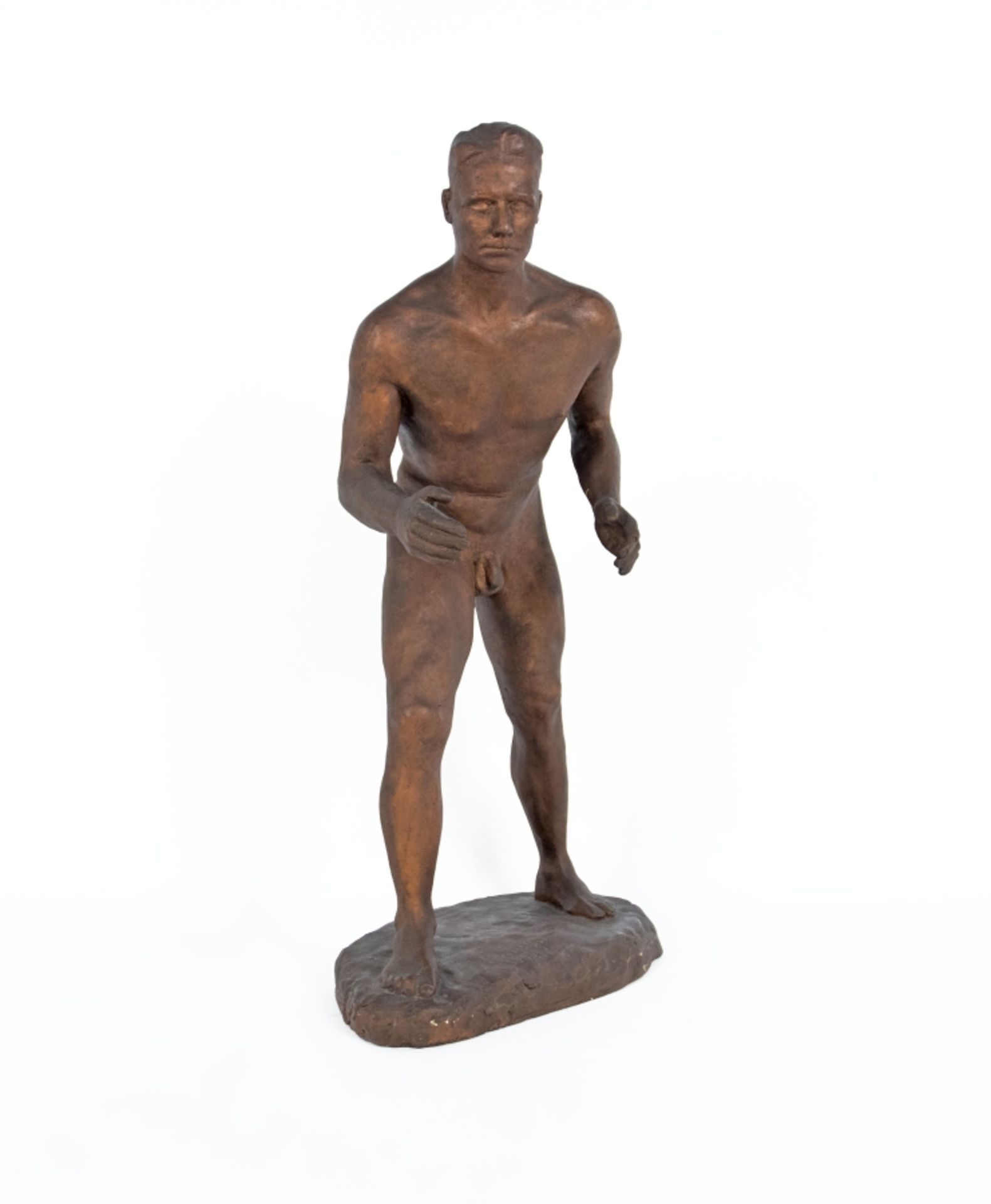 Bildhauer der 40er Jahre des 20. Jh.:  Athlet (Ringer) - Image 2 of 4