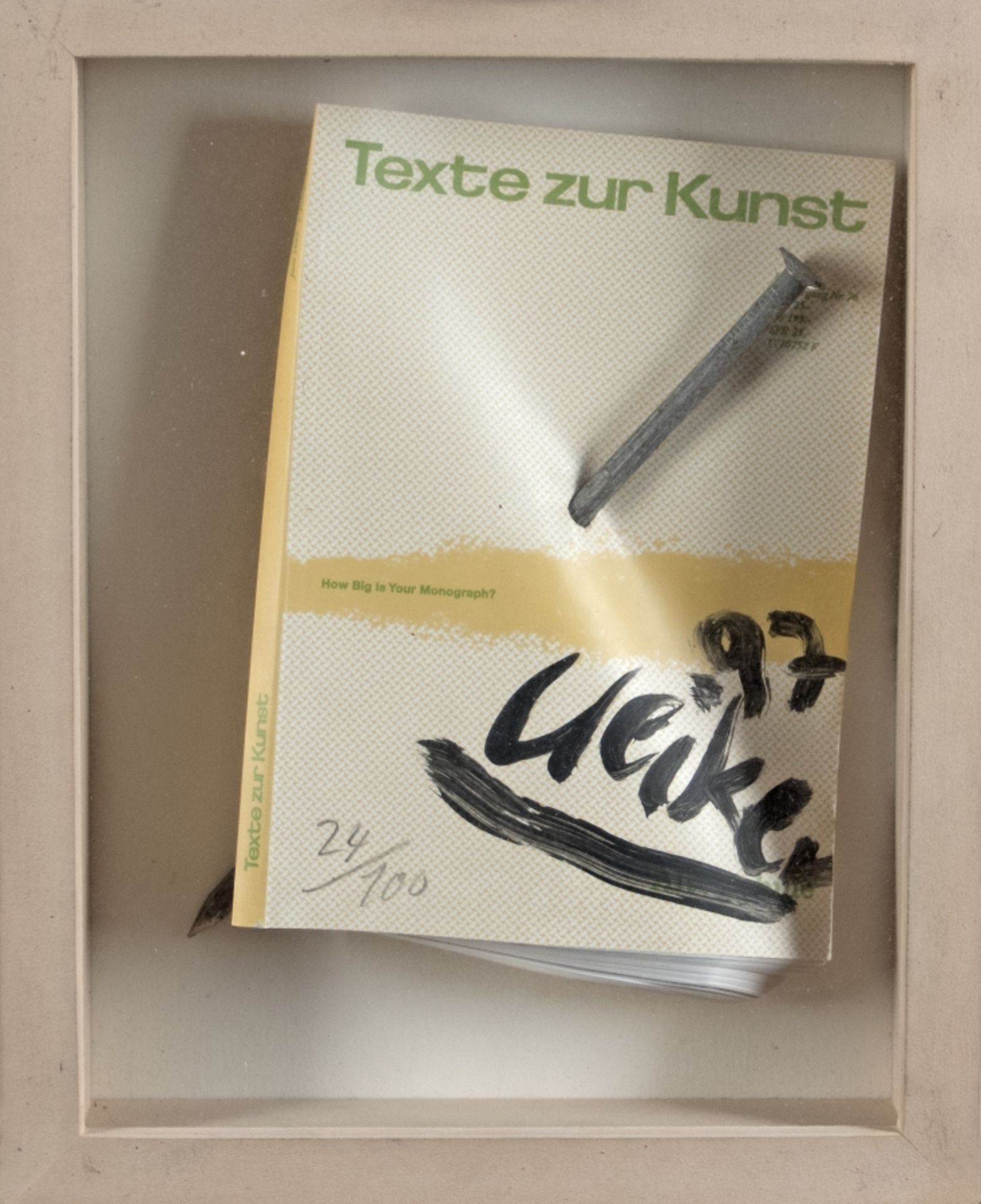 Uecker, Günther:  Nagel (Texte zur Kunst)