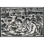 Masereel, Frans:  In der Bibliothek