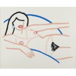 Wesselmann, Tom: Study for Kate Nude Line Drawing (Brunette)