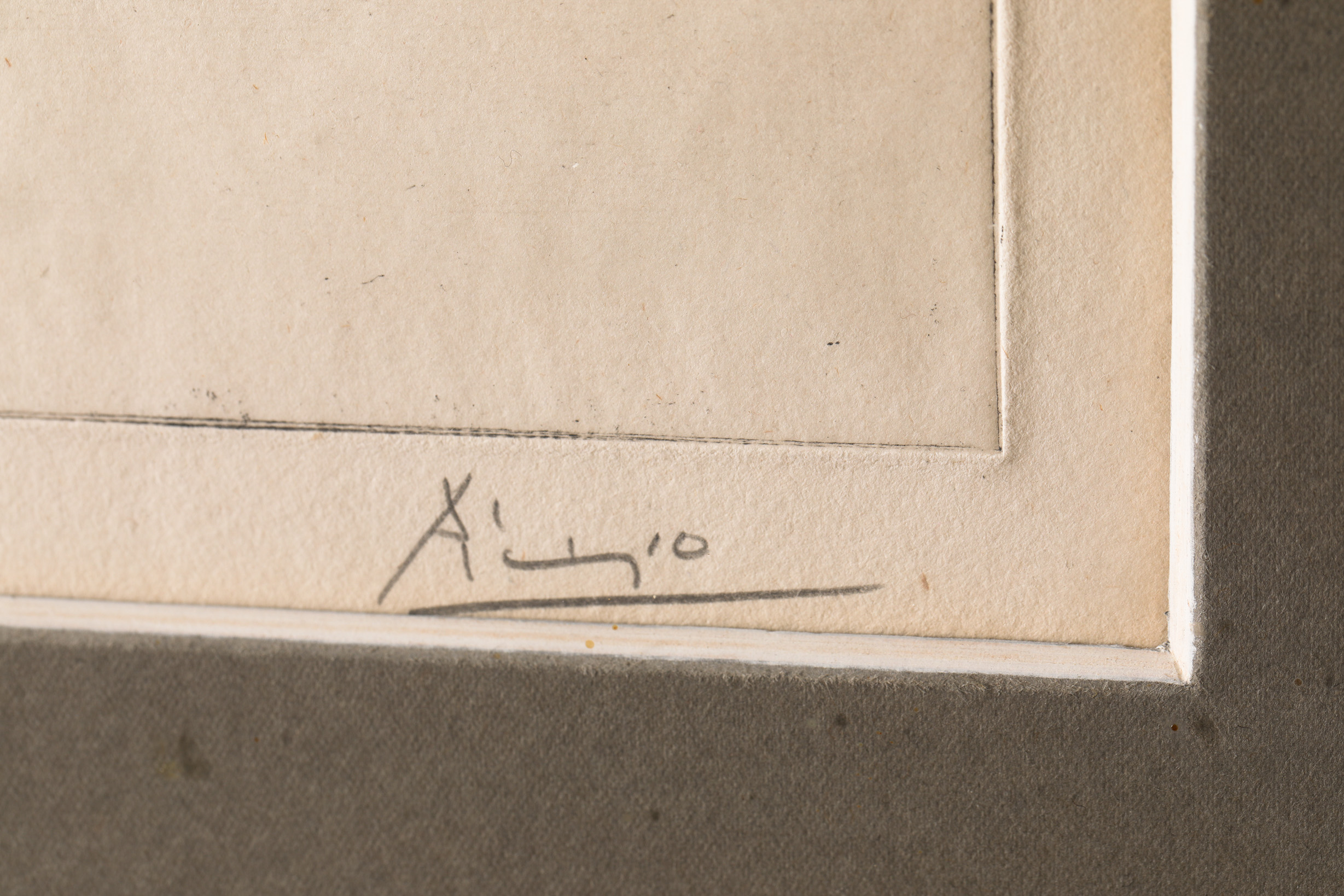 Pablo Picasso*, Etching, Portrait d'Aimé Césaire, 1949 - Image 3 of 5