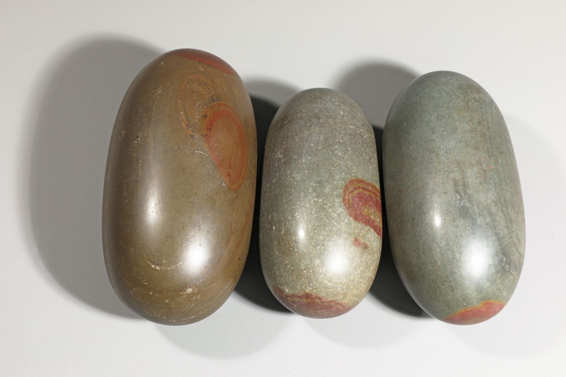 3 Shiva Lingam Stones - Image 4 of 5
