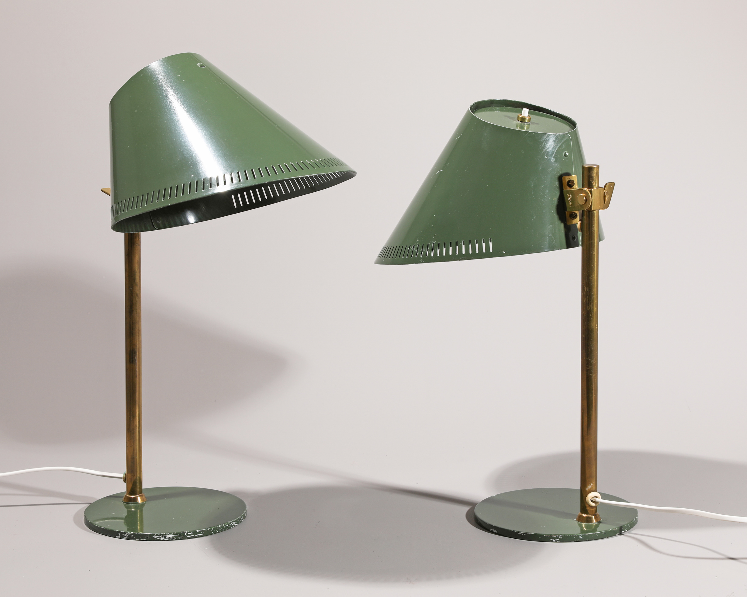 Paavo Tynell, Idam Oy, 2 table Lamps, model 9227