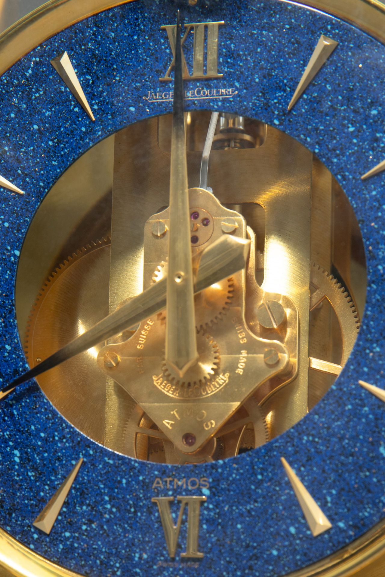 Jaeger Le Coultre, Atmos clock, lapis lazuli dial, ca. 1974 - Image 3 of 10