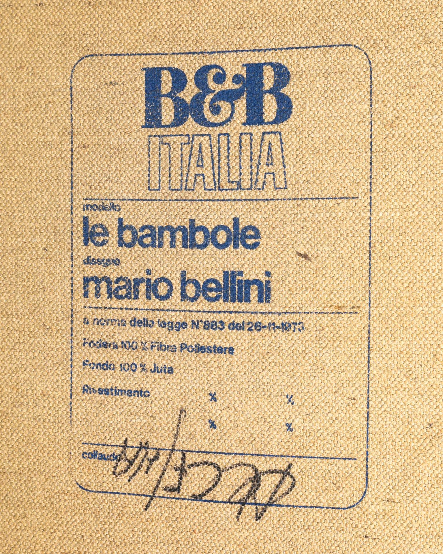 Mario Bellini, B&B Italia, Lounge Sessel Modell Le Bambole - Bild 4 aus 4