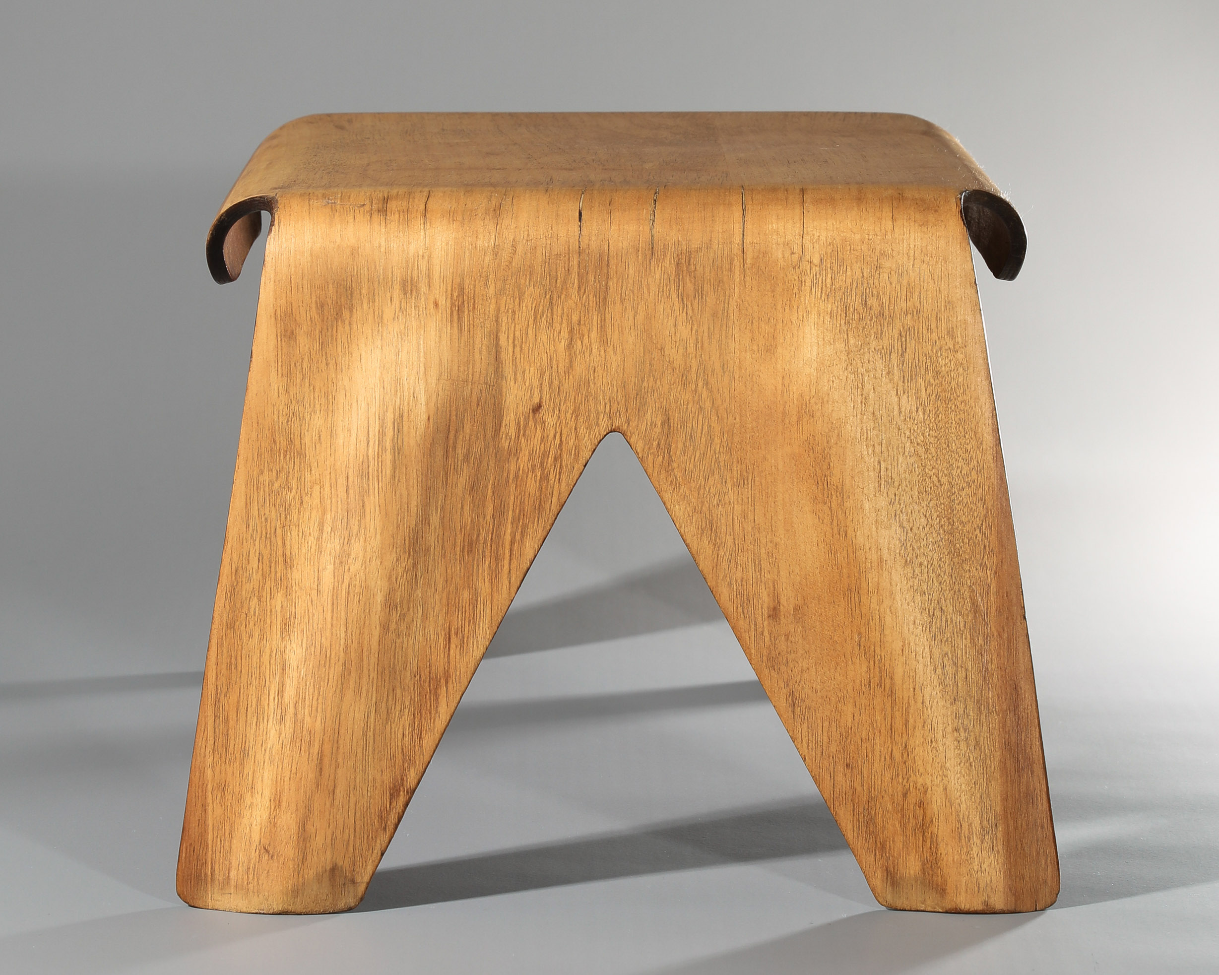 Charles & Ray Eames, early plywood children's stool - Image 3 of 6