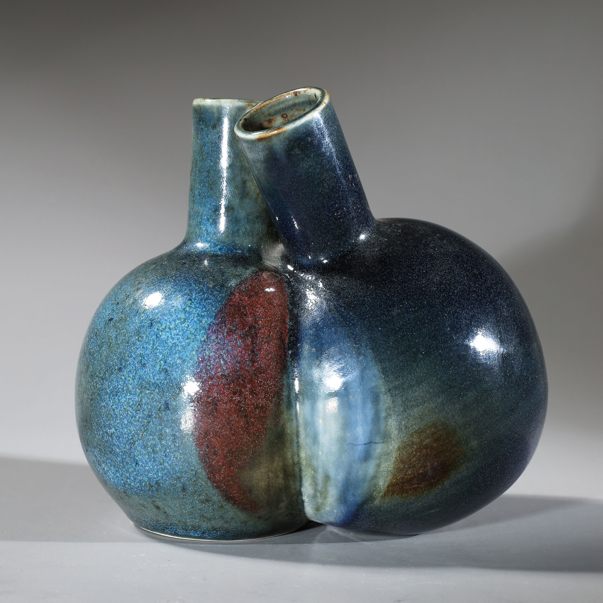 Beate Kuhn*, double-neck Vase - Image 3 of 7