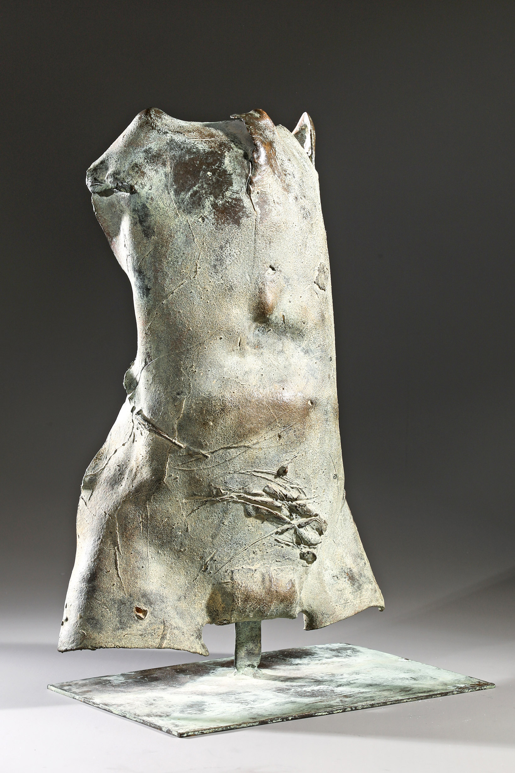 Thomas Duttenhoefer, Bronze torso, 1980s, Bode Collection Hannover