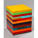Markus Linnenbrink*, Mexicogelb, 2002, Solid Cube, Colored epoxy resin