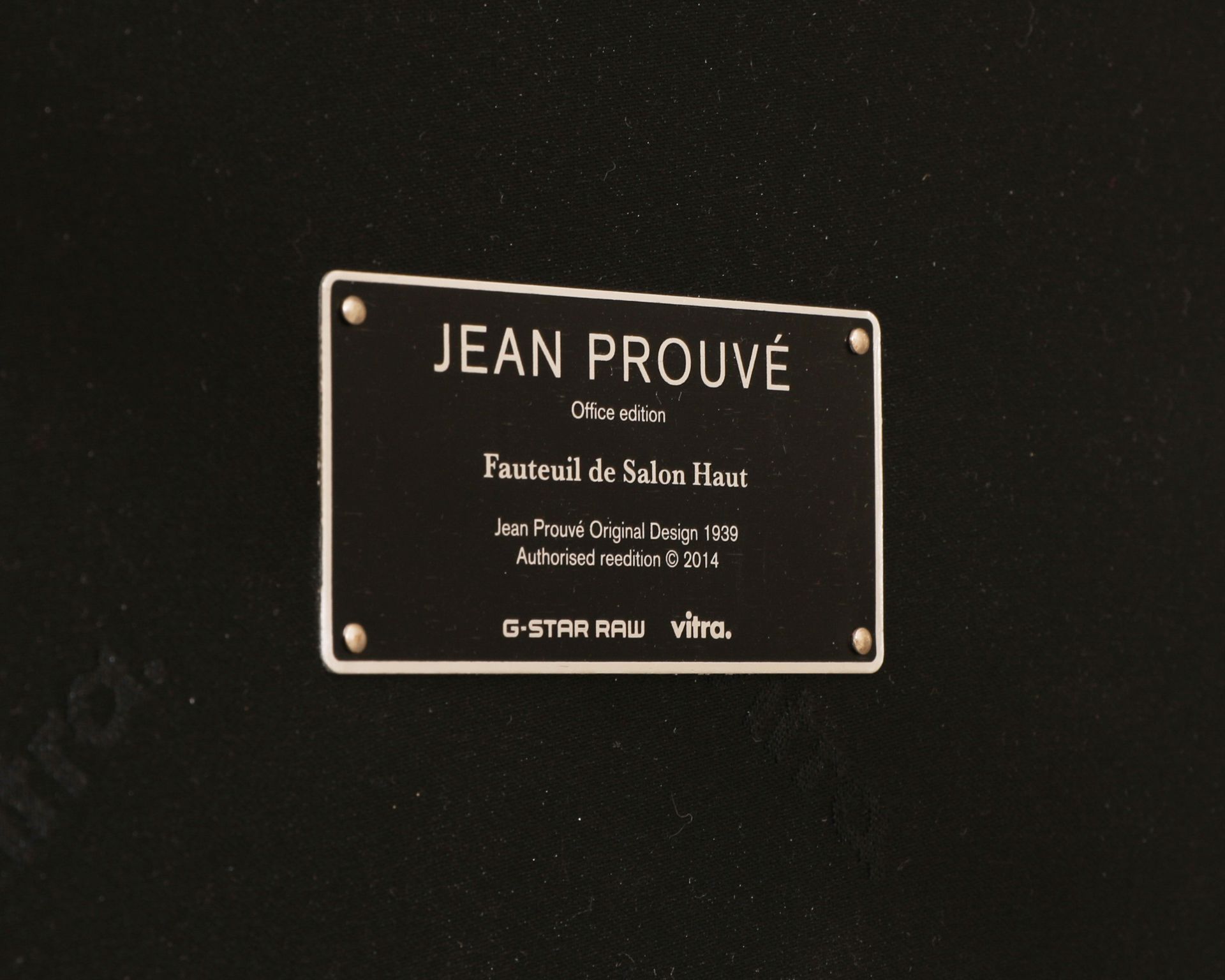 Jean Prouvé, Vitra, 2 Sessel Modell Fauteuil de Salon Haut, limitierte Edition für G-STAR RAW - Bild 5 aus 5