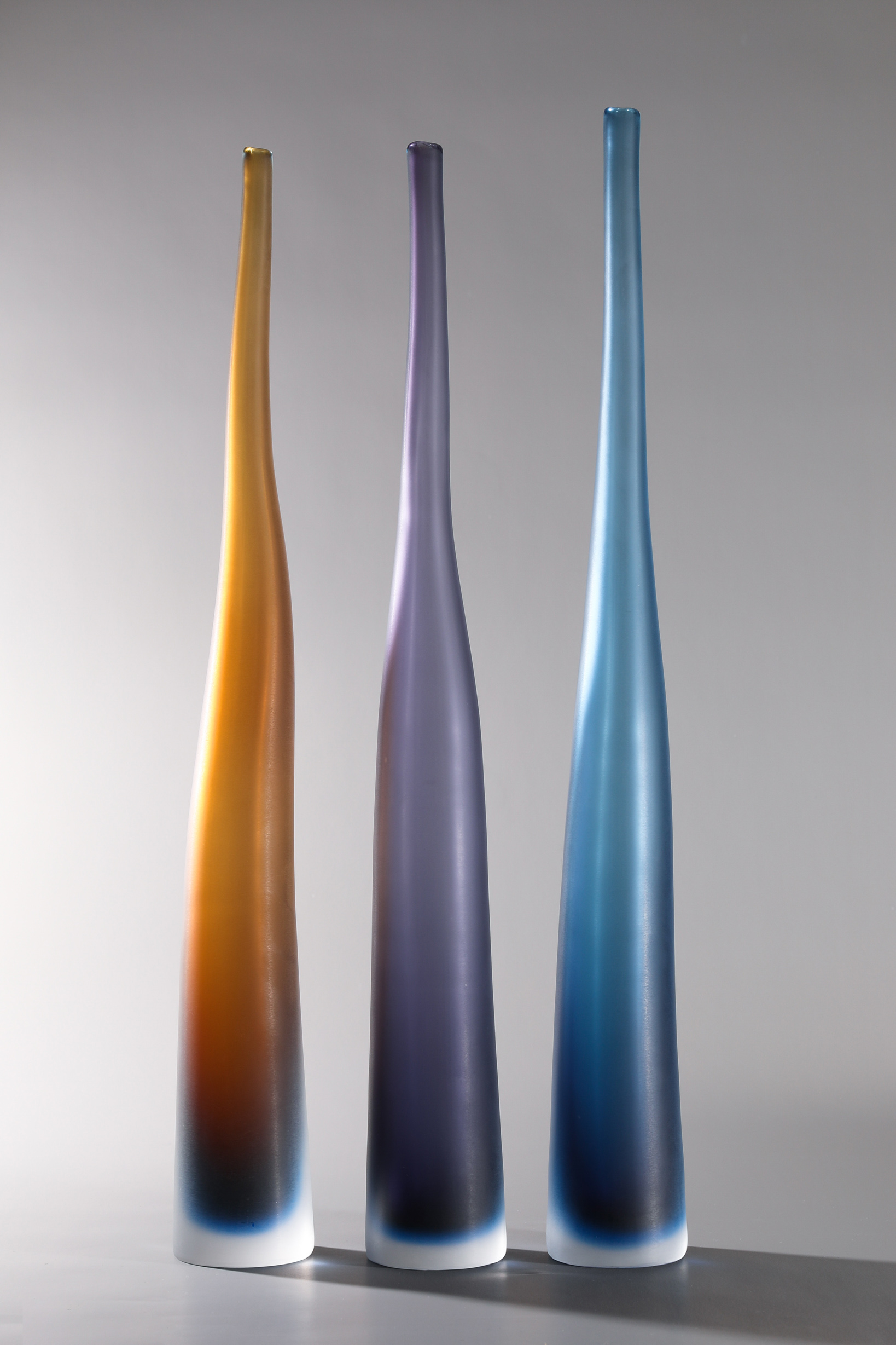 Laura Diaz de Santillana, Three Bamboo vases - Image 2 of 5