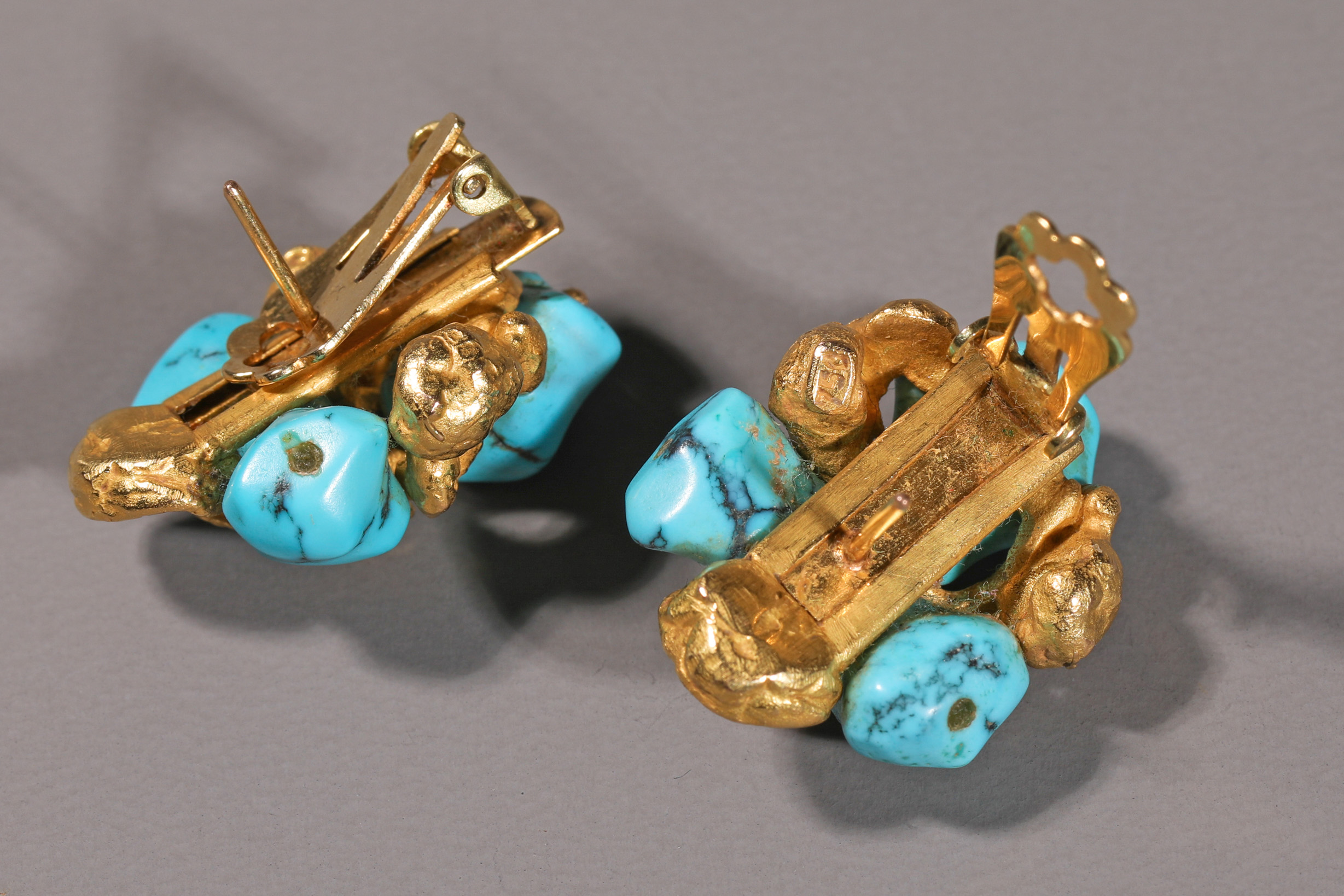 Ebbe Weiss-Weingart, four-piece turquoise set - Image 7 of 12