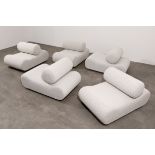 Klaus Uredat, COR, 5 modular seating elements, model Corbi