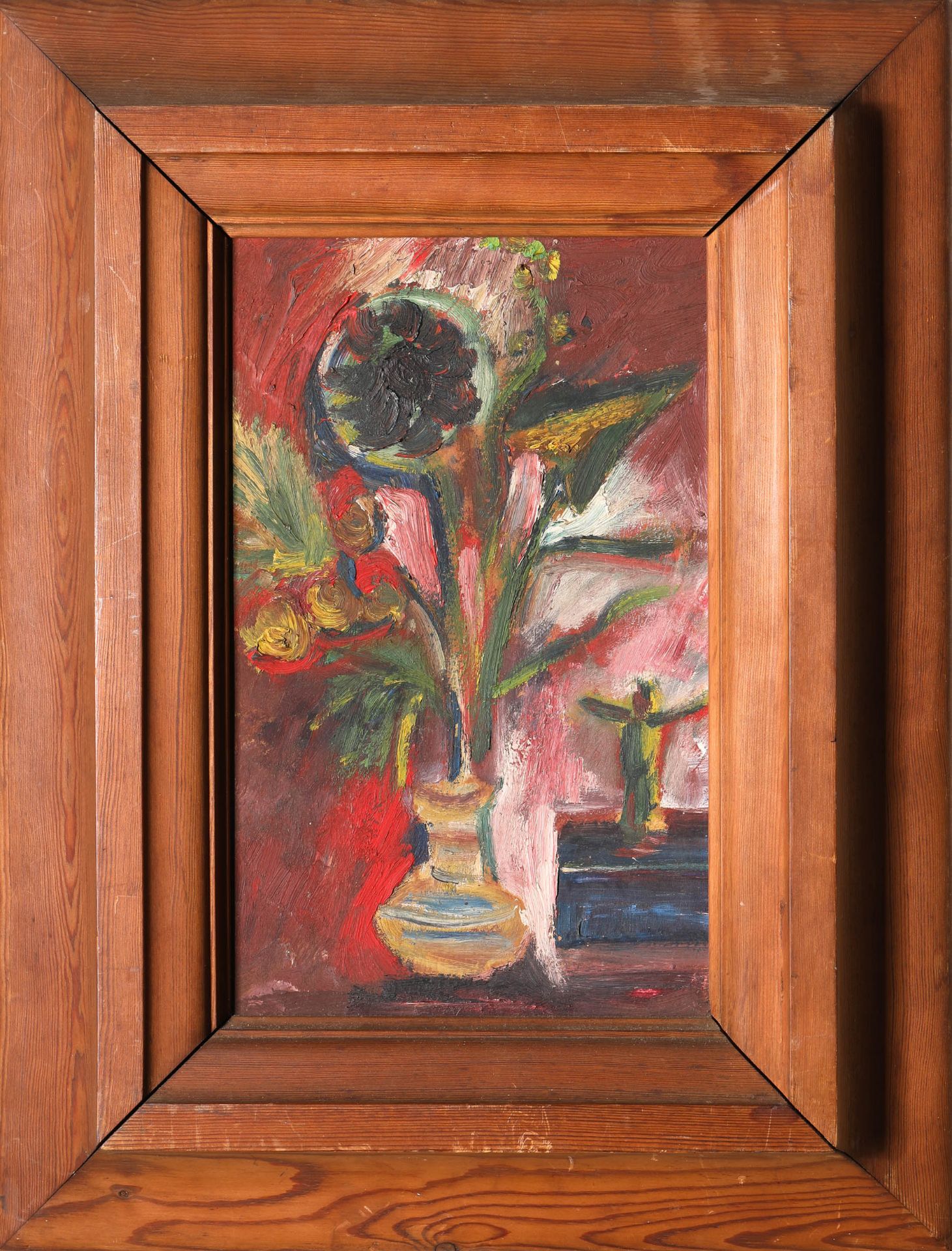 Bernhard Hoetger, Flowers Painting - Image 2 of 5