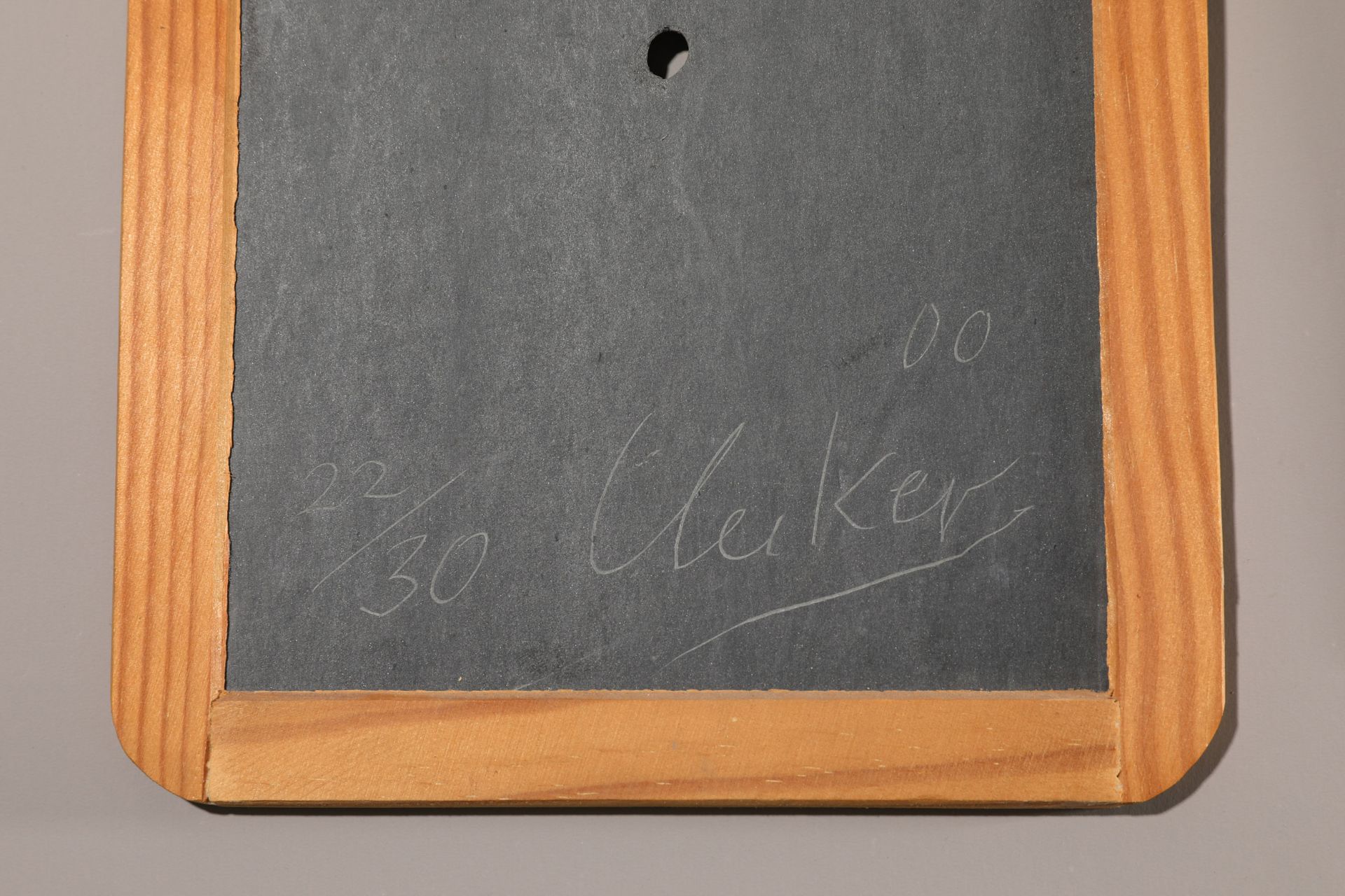 Günther Uecker*, Loch / Hole, 2000, slate, nail, cord, Ex. 22/30 - Image 4 of 6