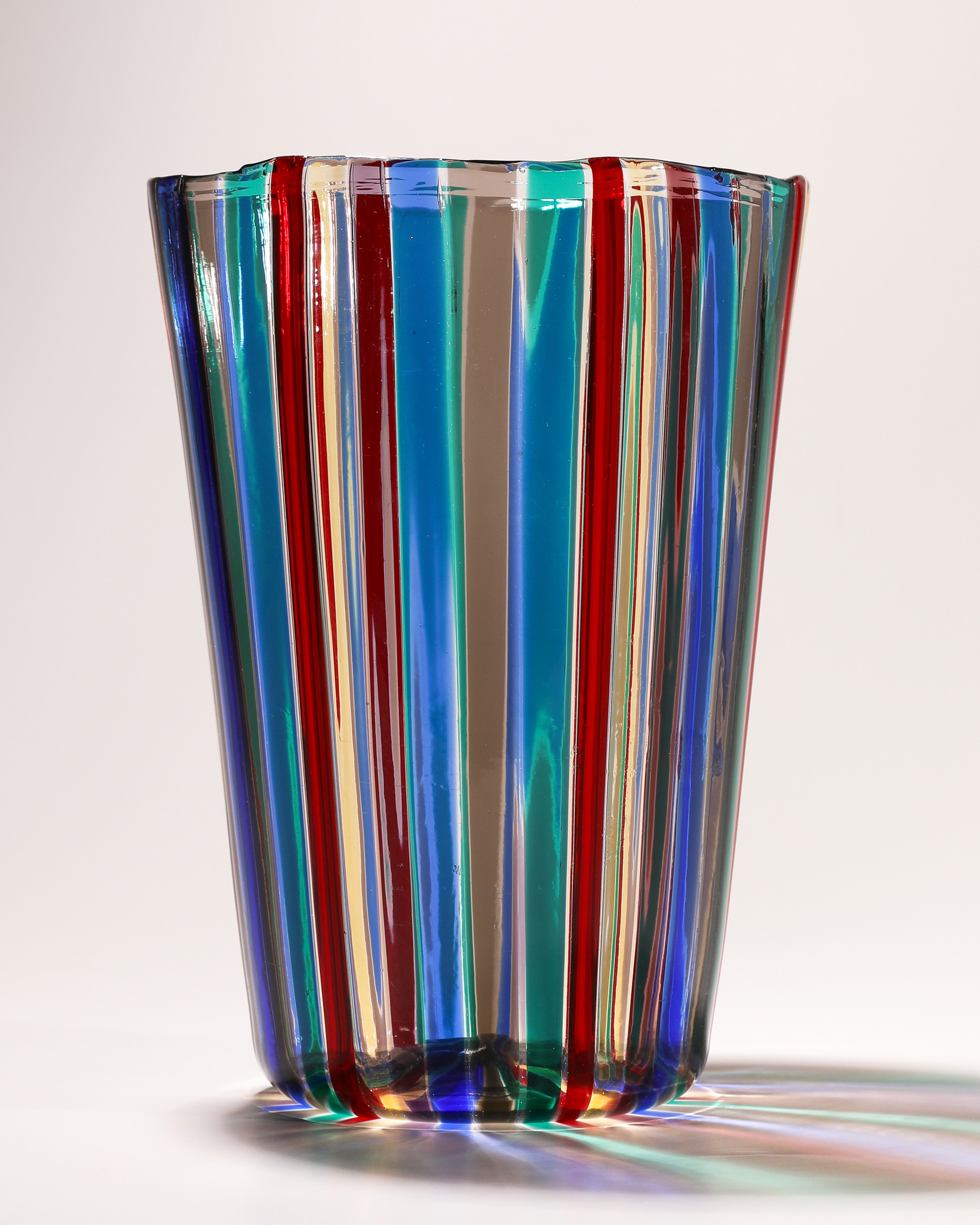 Giò Ponti, Venini. A Canne Vase - Image 2 of 4