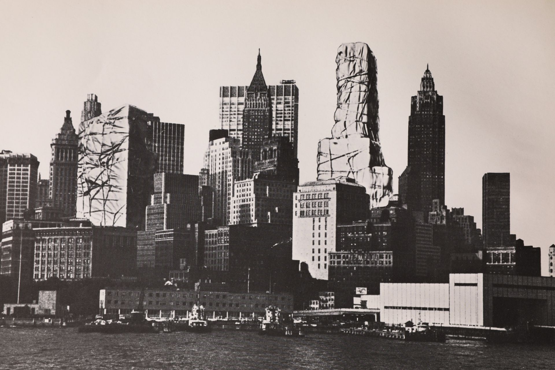 Christo*, Lower Manhattan Packed Buildings. - Image 5 of 5