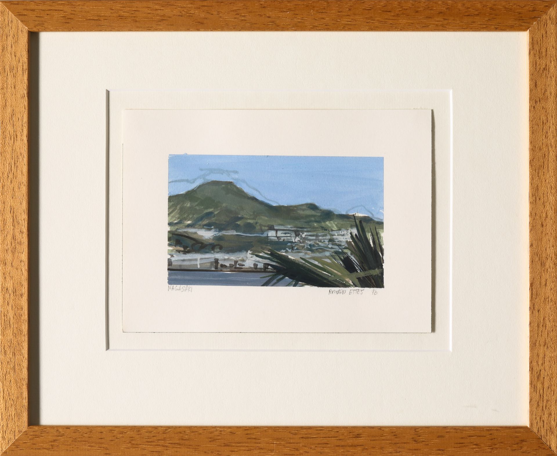 Richard Estes, Nagasaki. 1996. Aquarell - Bild 2 aus 4