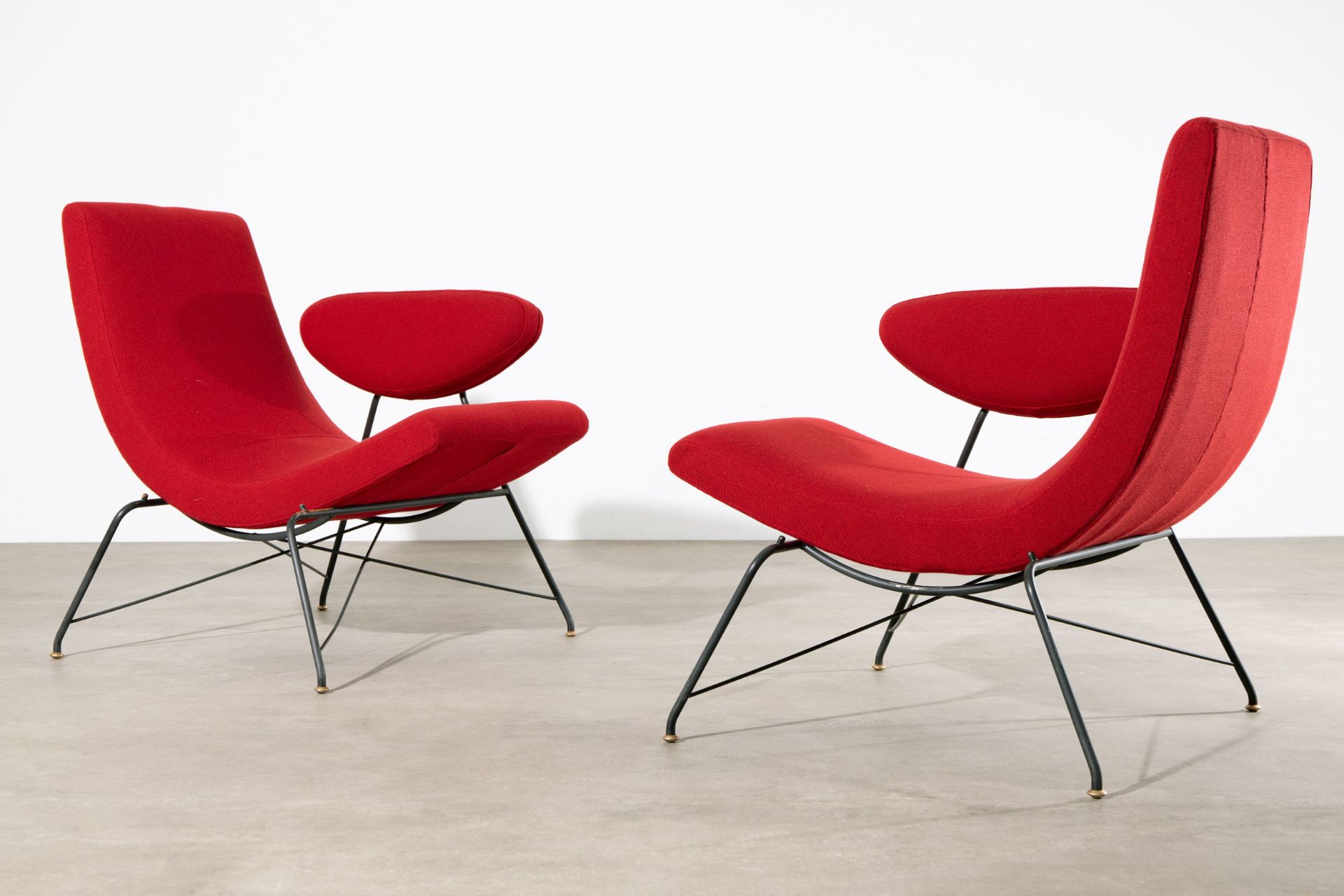 Martin Eisler, 2 adjustable Chairs, model Reversível Chair - Image 3 of 4