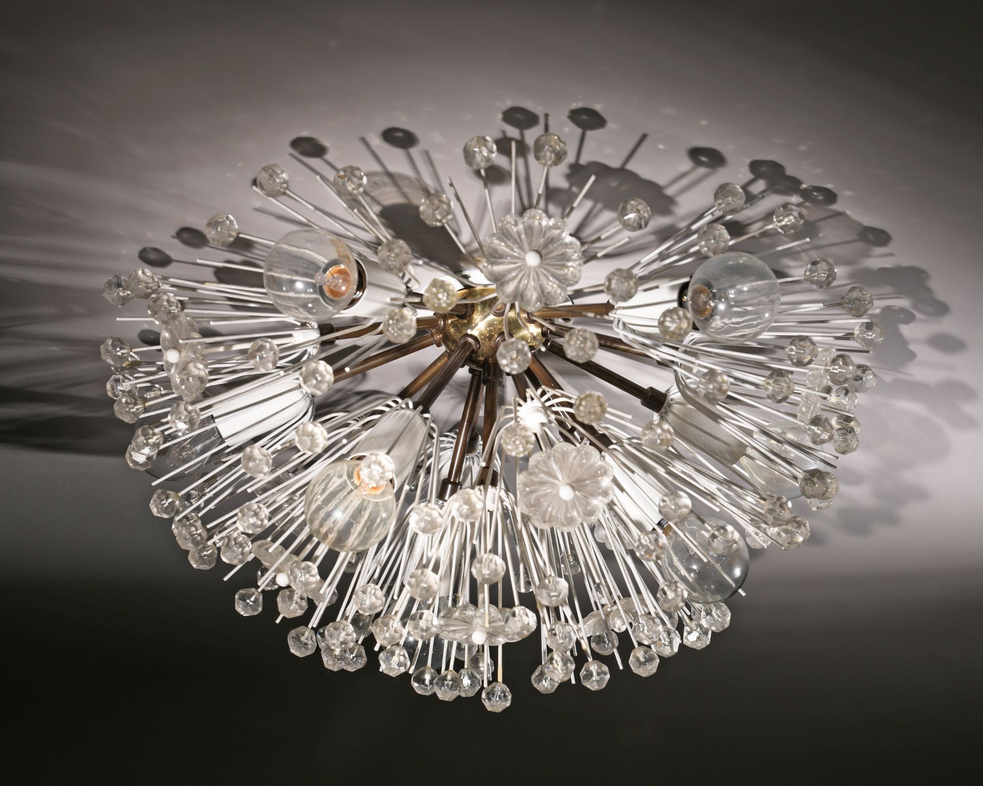 Emil Stejnar, Rupert Nikoll, Ceiling or wall light Dandelion - Image 2 of 5