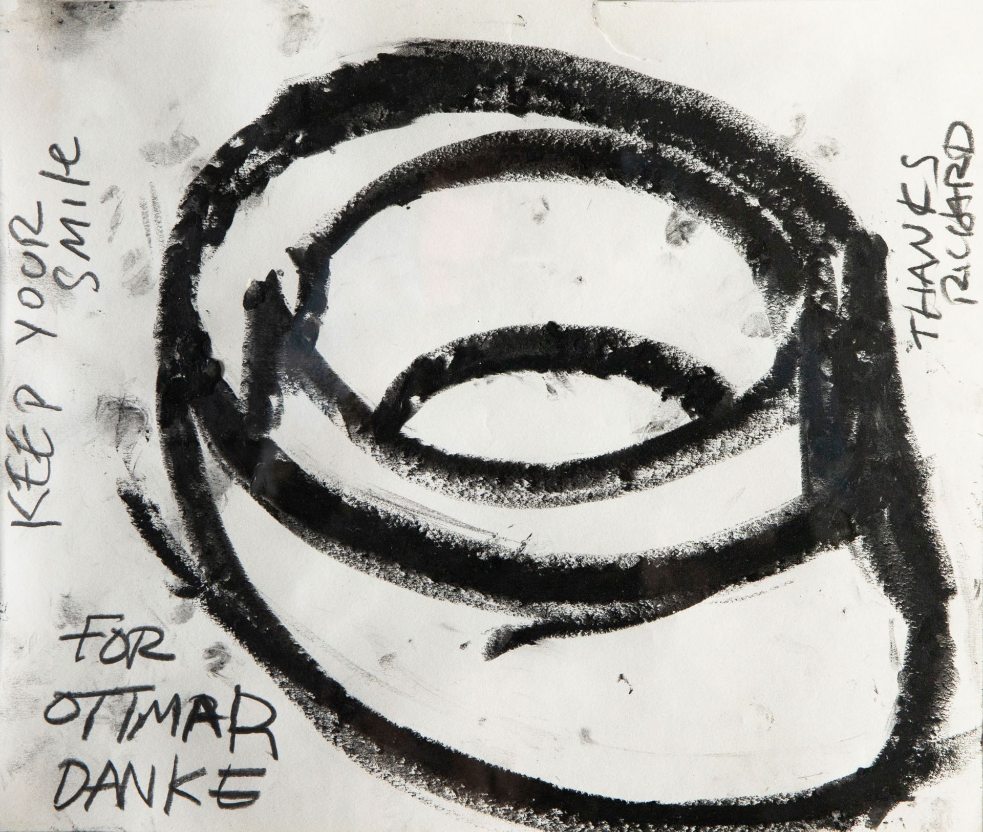 Richard Serra, 2005, Sketch Matter of Time, Unique