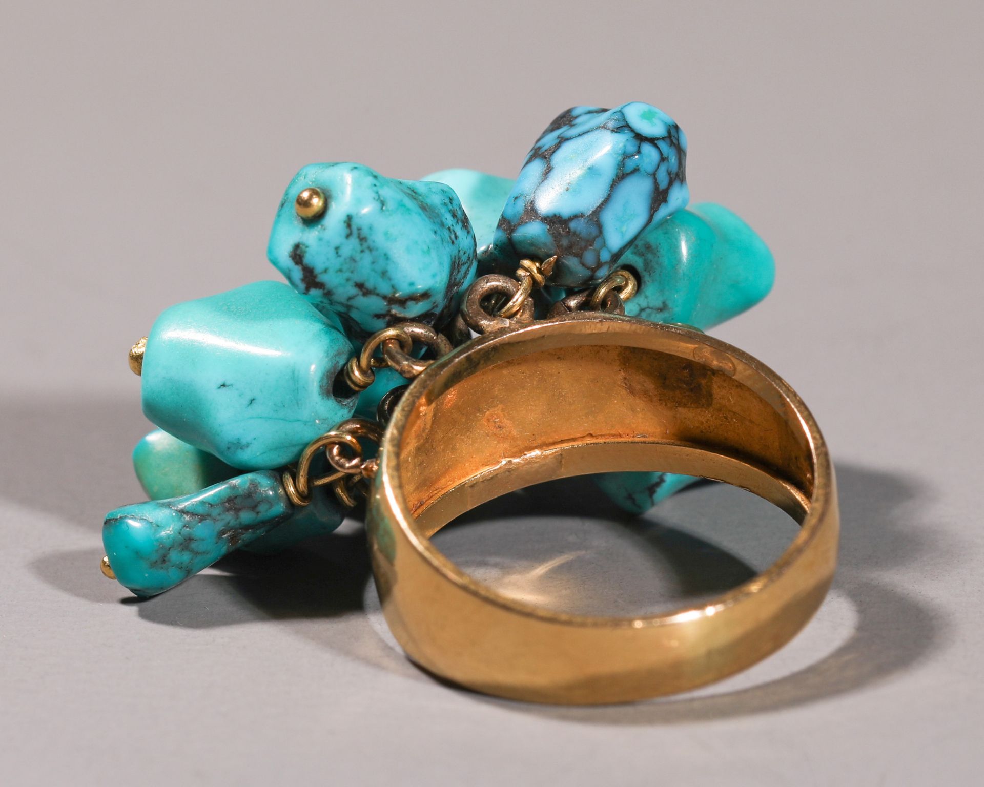 Ebbe Weiss-Weingart, four-piece turquoise set - Image 11 of 12