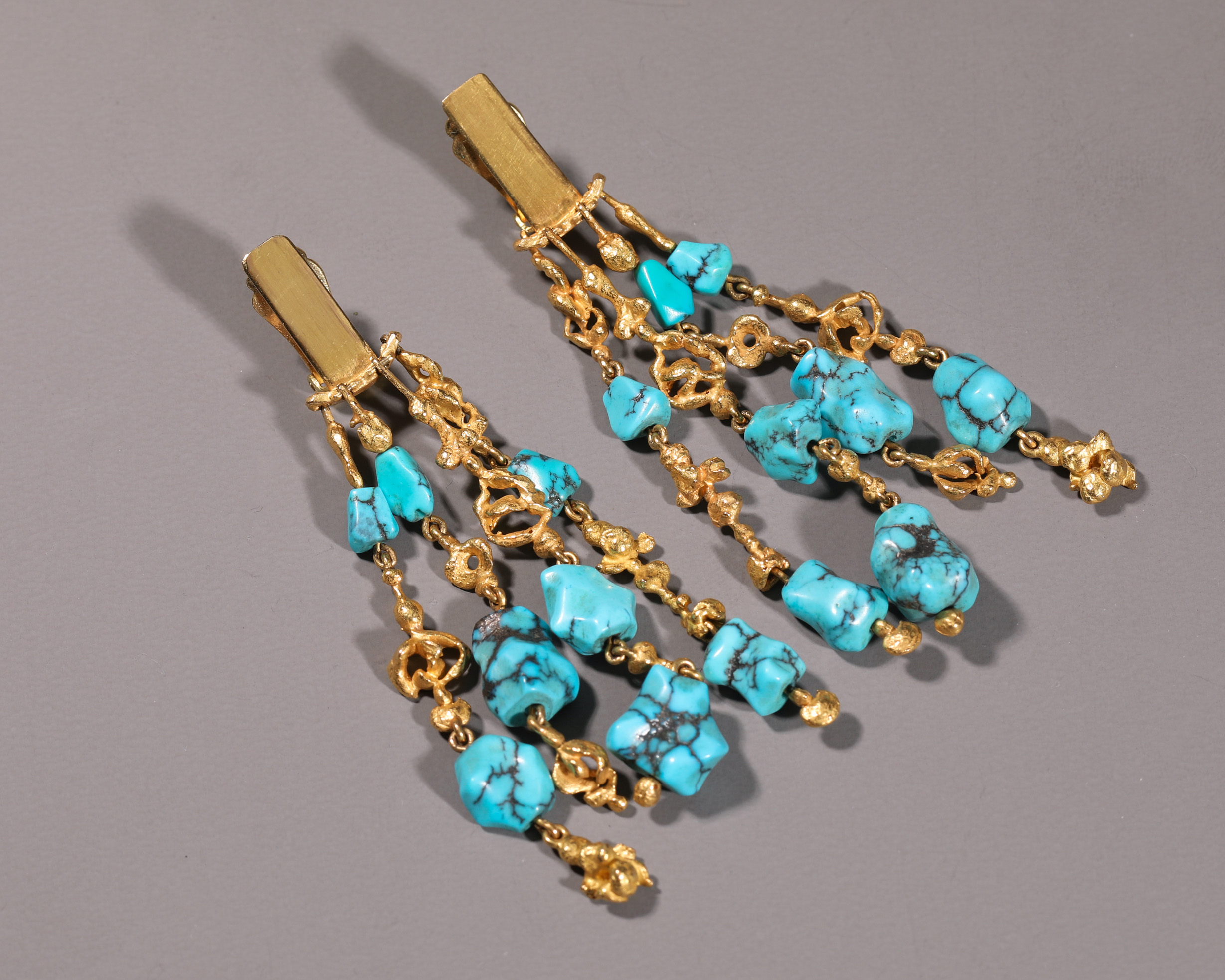 Ebbe Weiss-Weingart, four-piece turquoise set - Image 8 of 12
