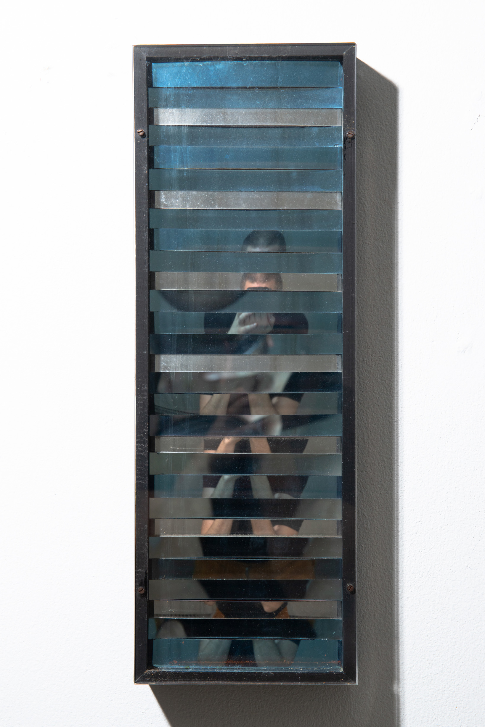 Adolf Luther*, 1975, Mirror object, stripes concave/convex - Image 2 of 6