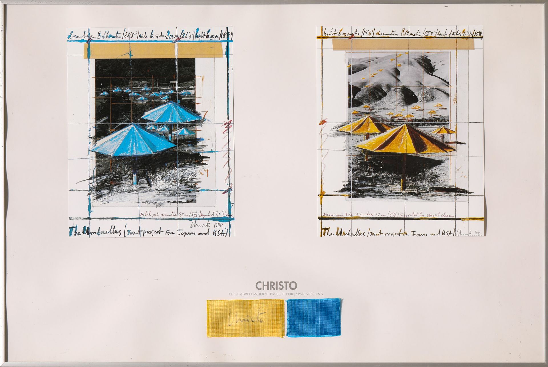 Christo*, The Umbrellas. Joint Project for Japan and U.S.A. 1991 - Image 2 of 7