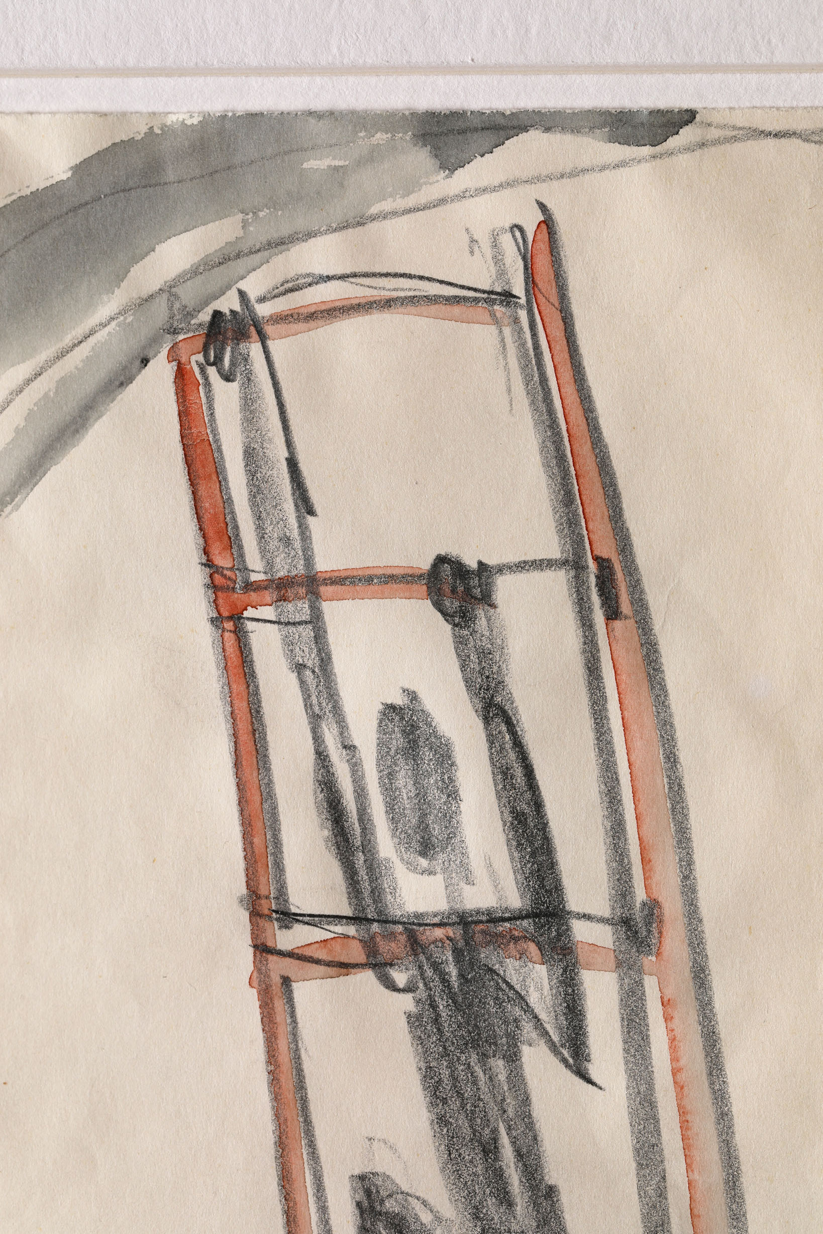 Karl Horst Hödicke*, Pencil and watercolor on paper - Image 4 of 5