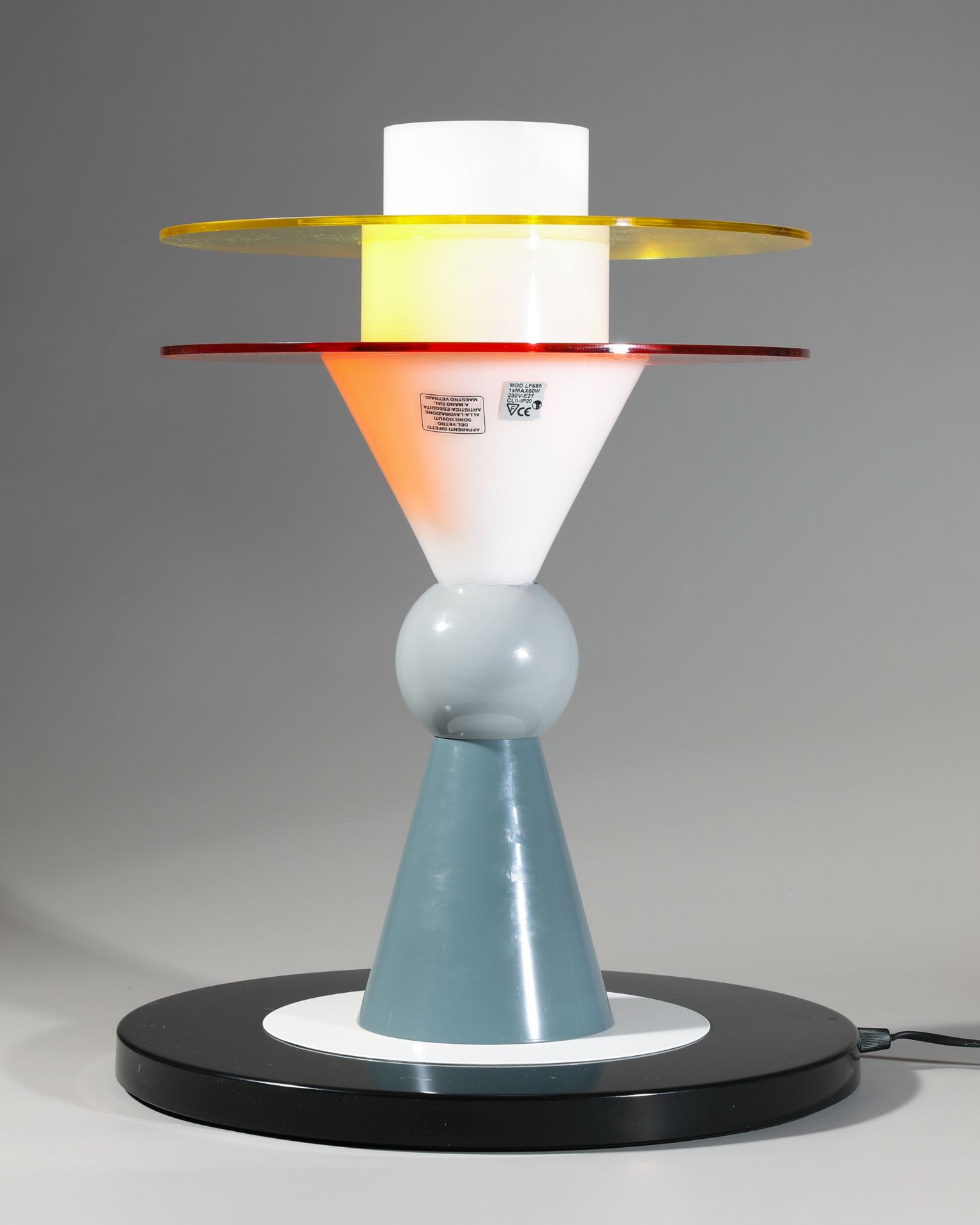 Ettore Sottsass, Memphis, Tischleuchte Modell Bay Lamp - Bild 3 aus 3