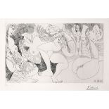 Pablo Picasso*, 4.8.68. III. 1968. Etching. Signed